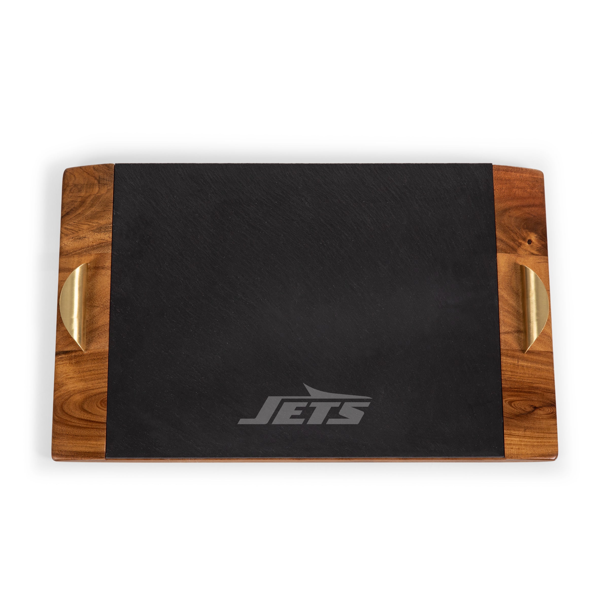 New York Jets - Covina Acacia and Slate Serving Tray