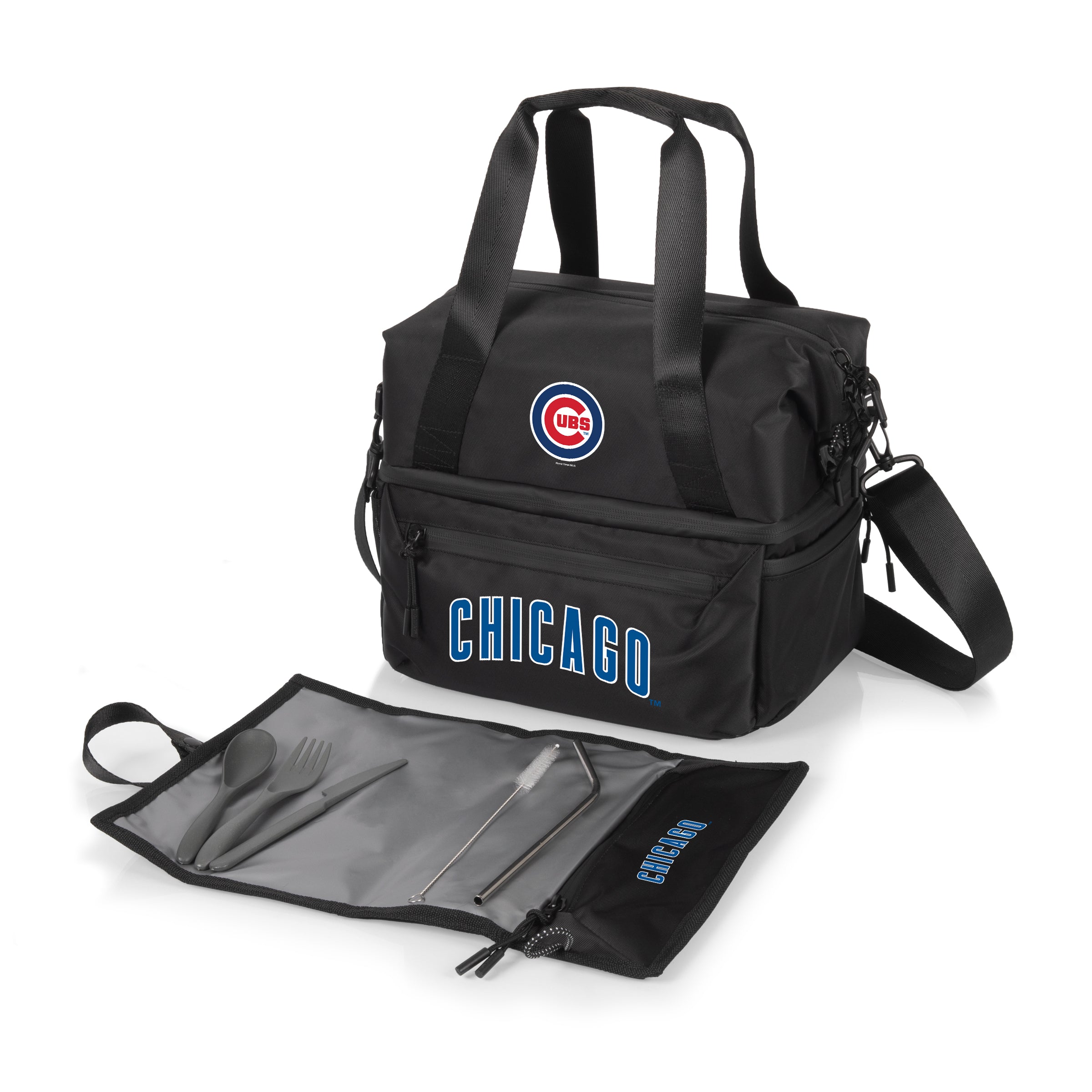 Chicago Cubs - Tarana Recycled Lunch Bag Cooler with Utensils