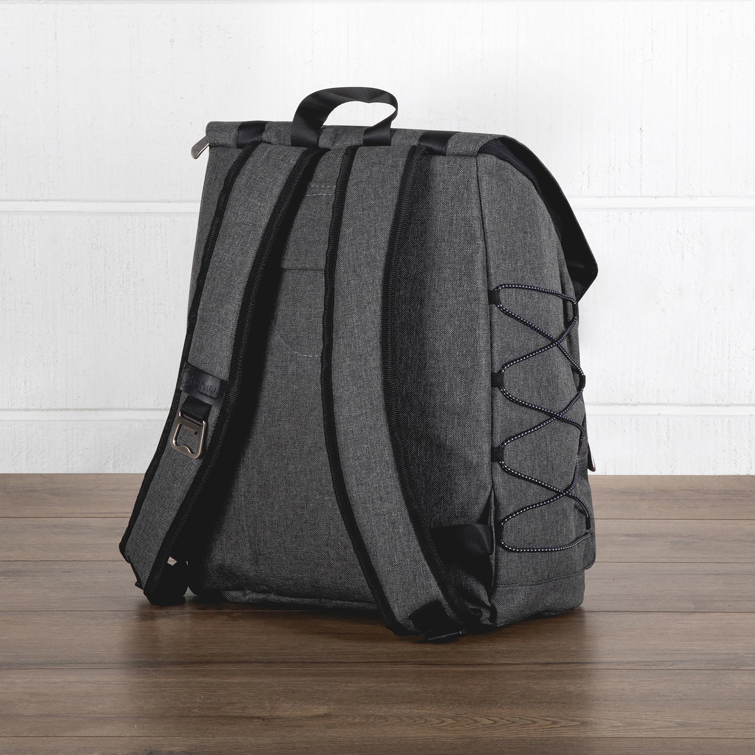 backpack cooler with laptop Picnic Time 632-00-105-000-0 The On Go Traverse Cooler Backpack Heathered Gray