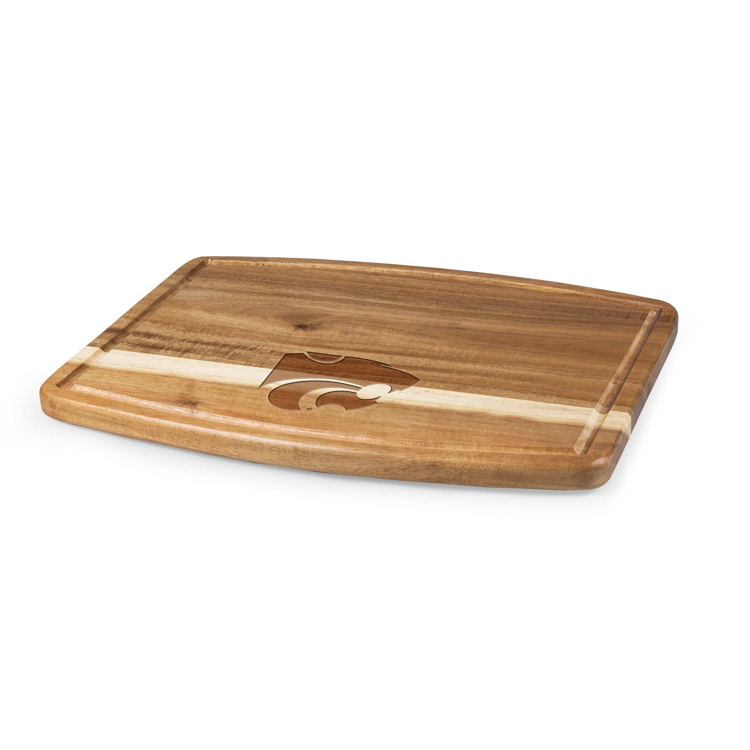 Kansas State Wildcats - Ovale Acacia Cutting Board