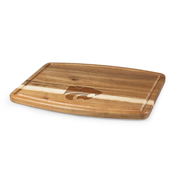 Kansas State Wildcats - Ovale Acacia Cutting Board