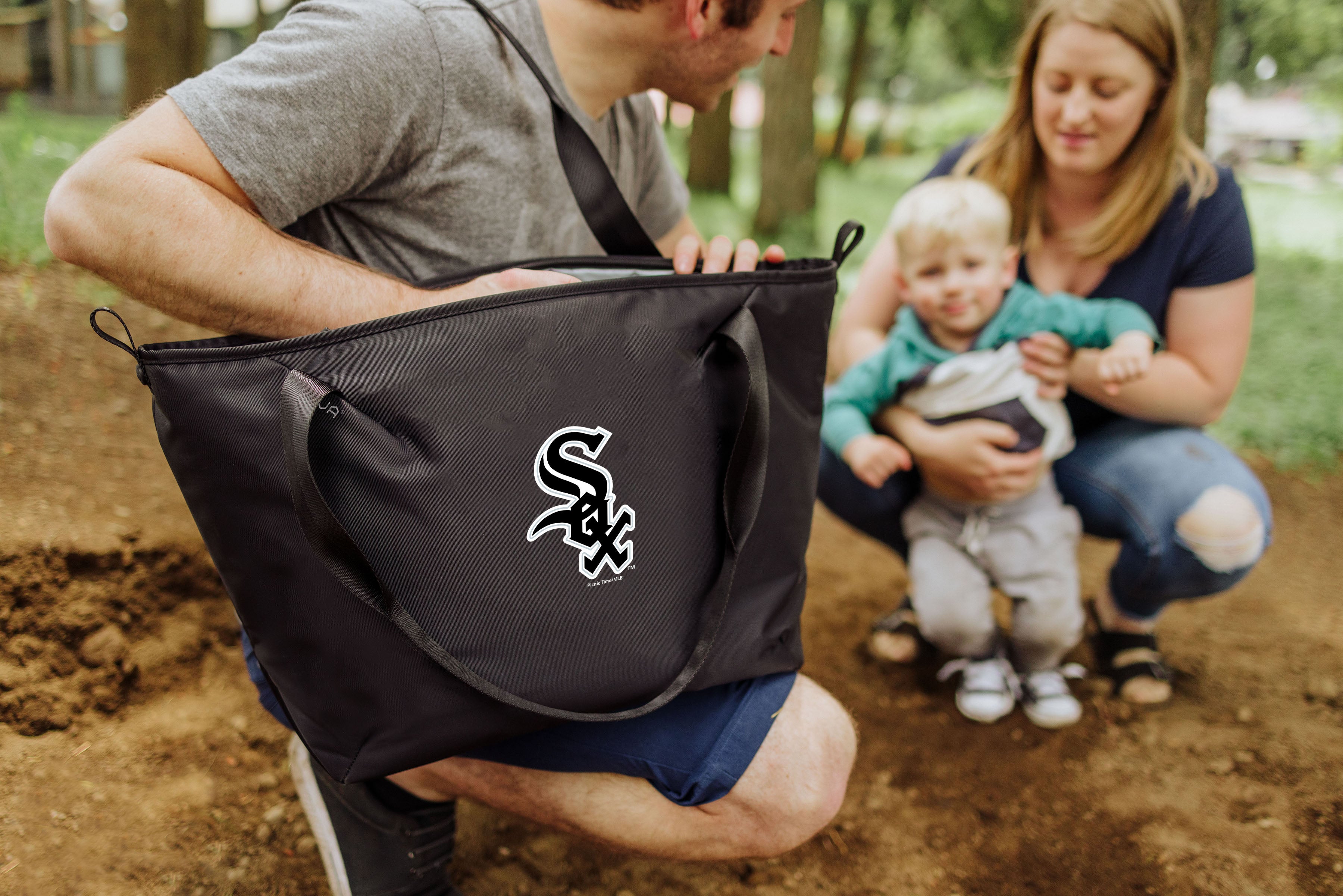 Chicago White Sox - Tarana Recycled Cooler Tote Bag-Picnic Time Family of Brands