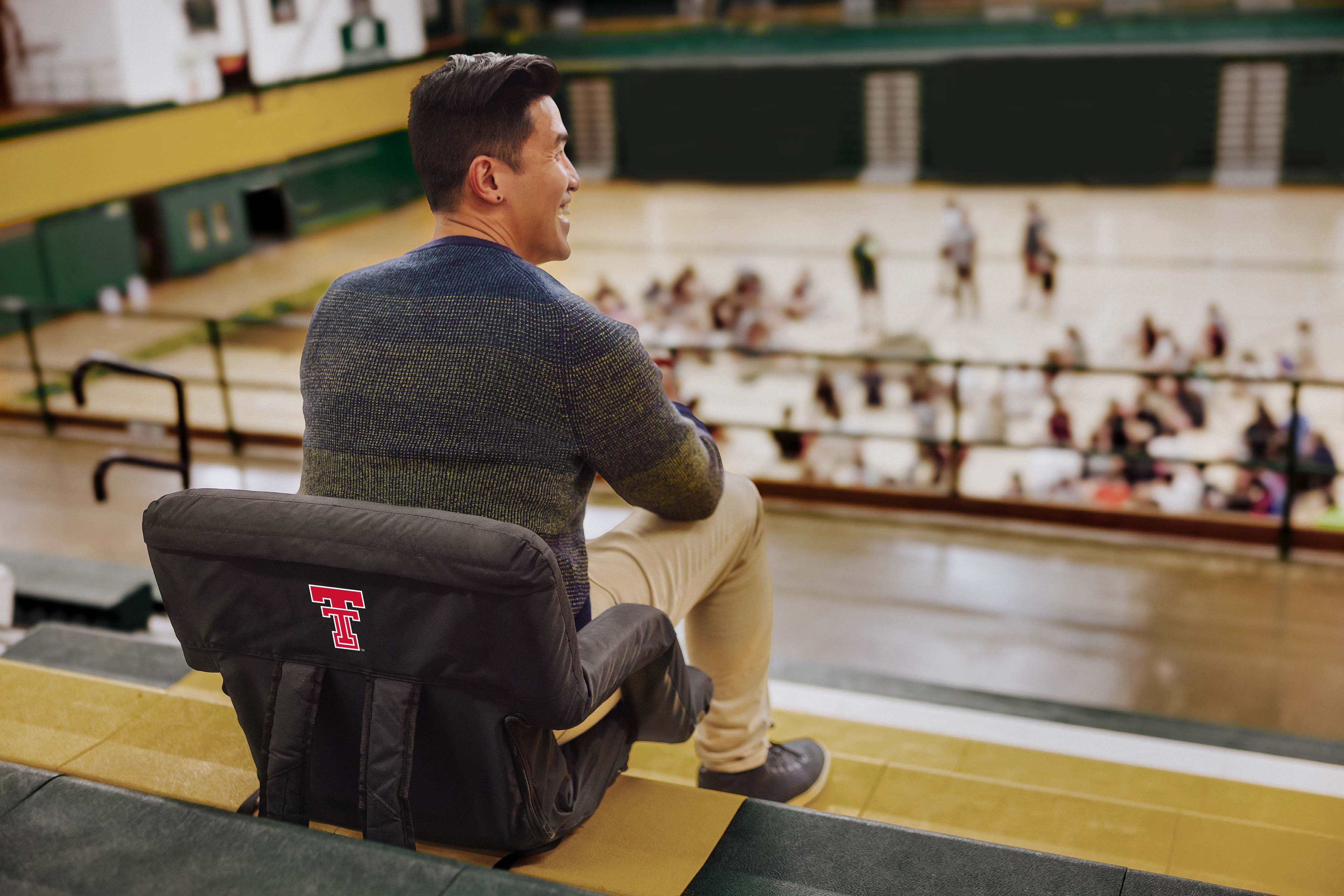 Texas Tech Red Raiders - Ventura Portable Reclining Stadium Seat-Picnic Time Family of Brands