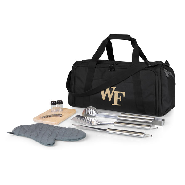 Wake Forest Demon Deacons - BBQ Kit Grill Set & Cooler