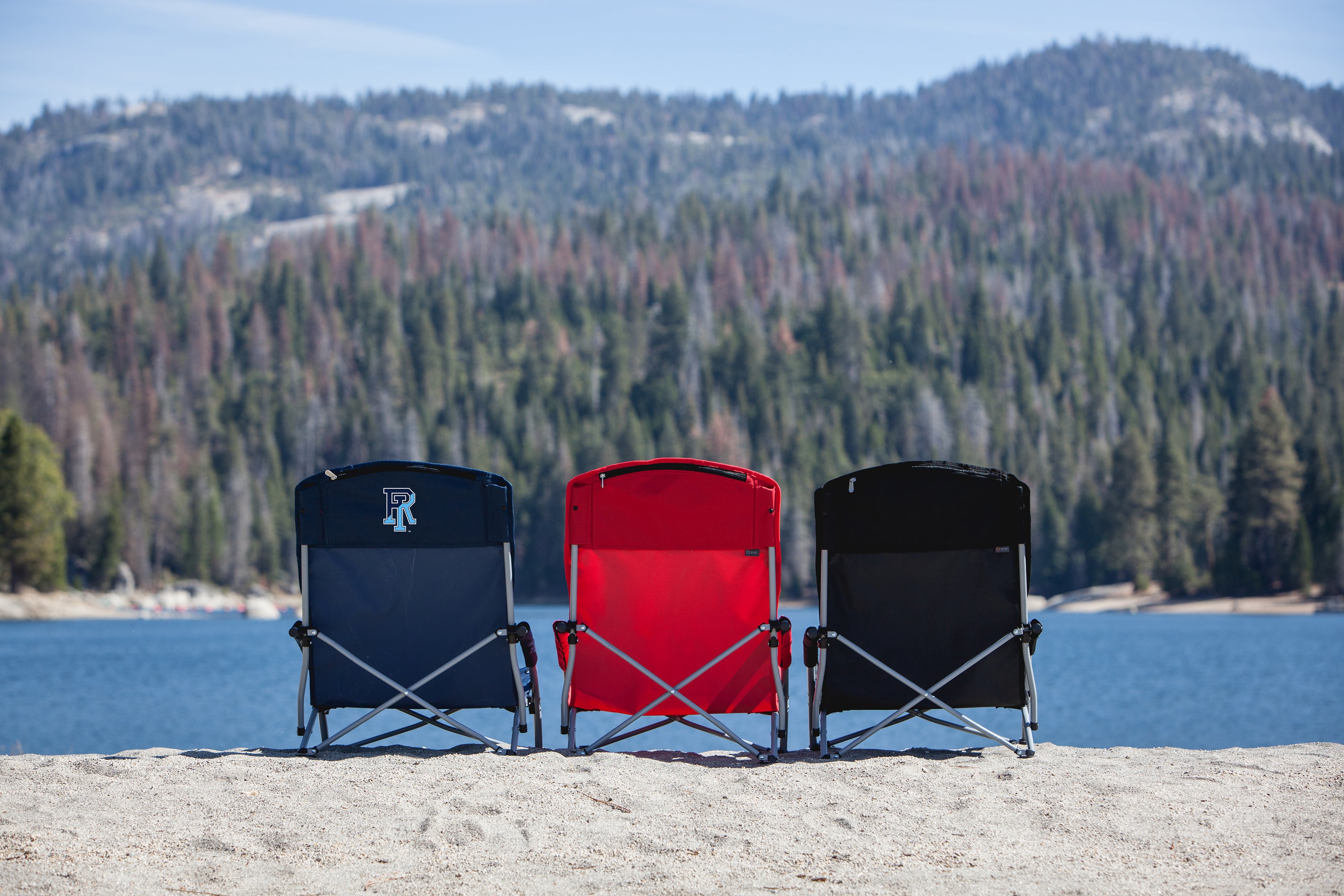 Rhode Island Rams - Tranquility Beach Chair with Carry Bag-Picnic Time Family of Brands