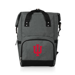Indiana Hoosiers - On The Go Roll-Top Backpack Cooler