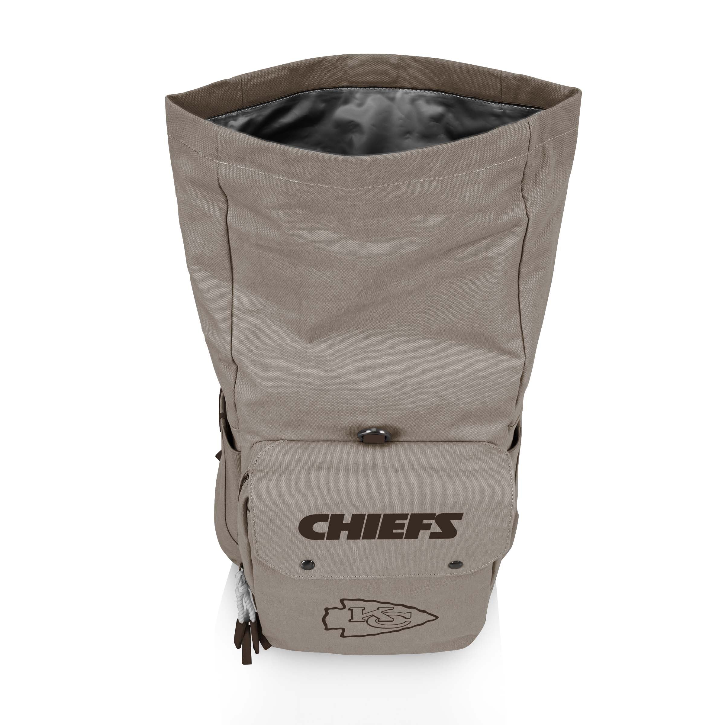 Kansas City Chiefs - Carmel Roll Top Picnic Backpack Cooler-Picnic Time Family of Brands