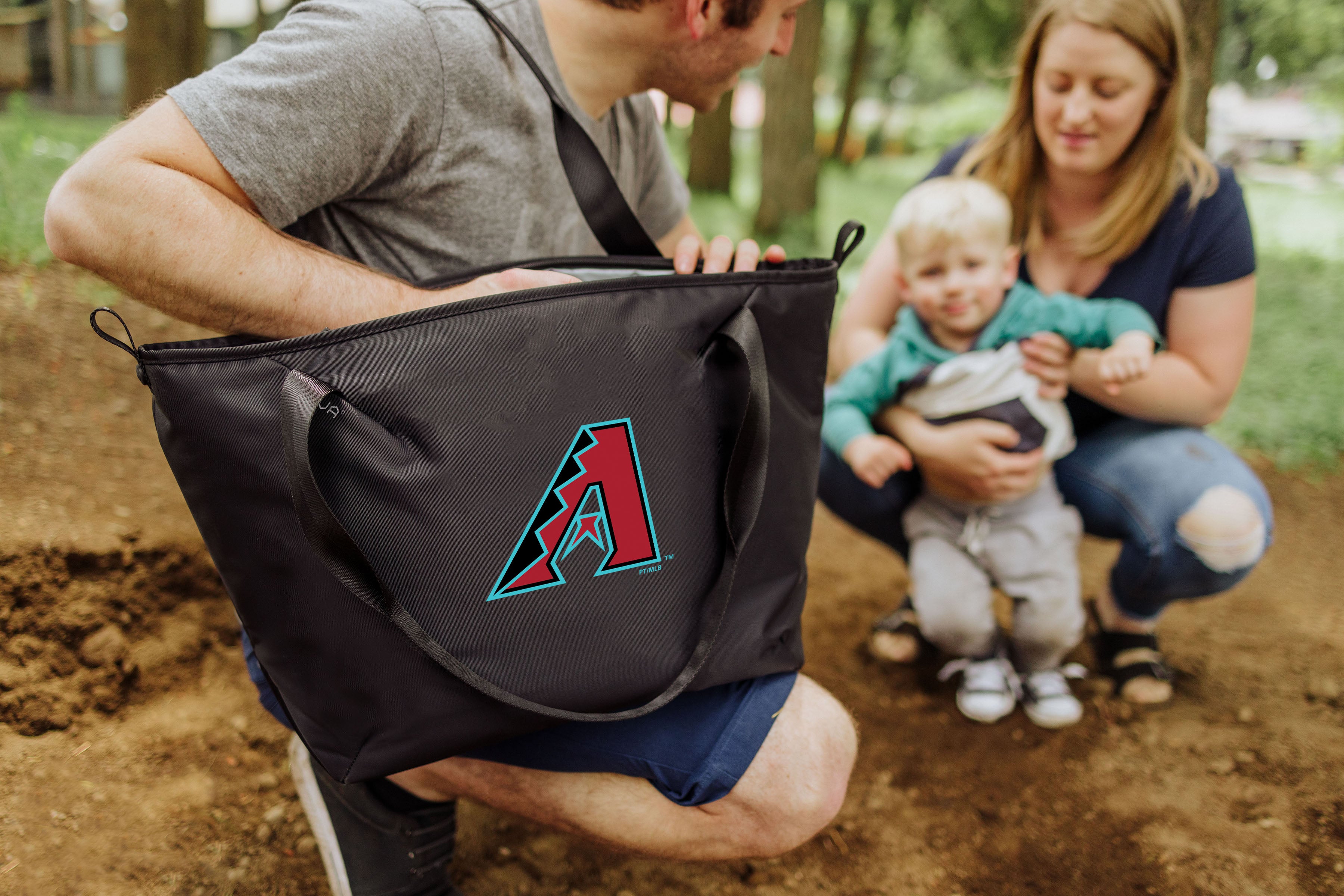 Arizona Diamondbacks - Tarana Recycled Cooler Tote Bag-Picnic Time Family of Brands