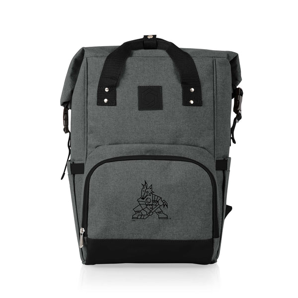 Arizona Coyotes - On The Go Roll-Top Backpack Cooler