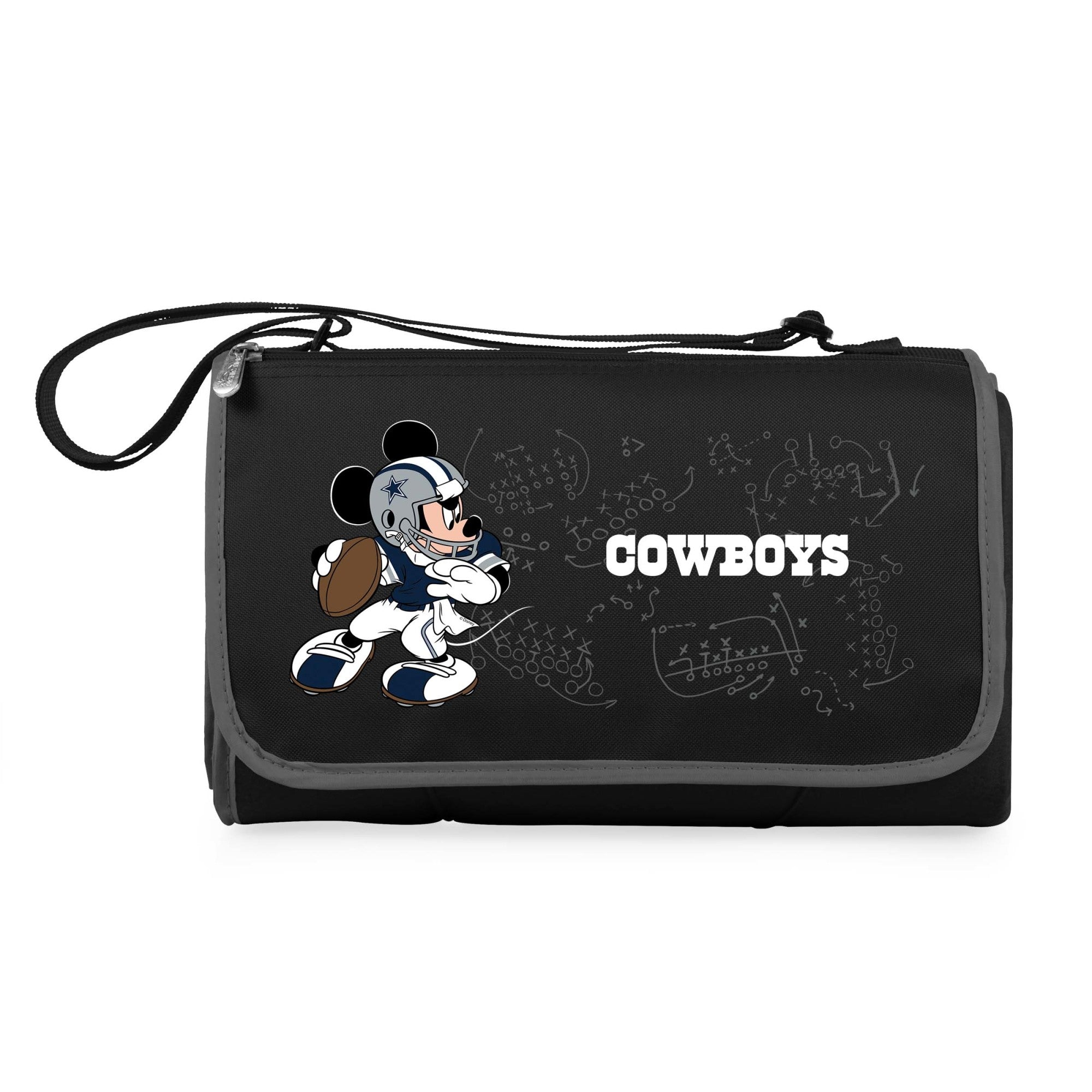 Dallas Cowboys - Mickey Mouse - Blanket Tote Outdoor Picnic Blanket