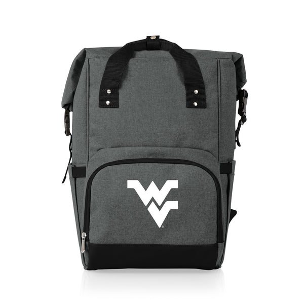 West Virginia Mountaineers - On The Go Roll-Top Backpack Cooler