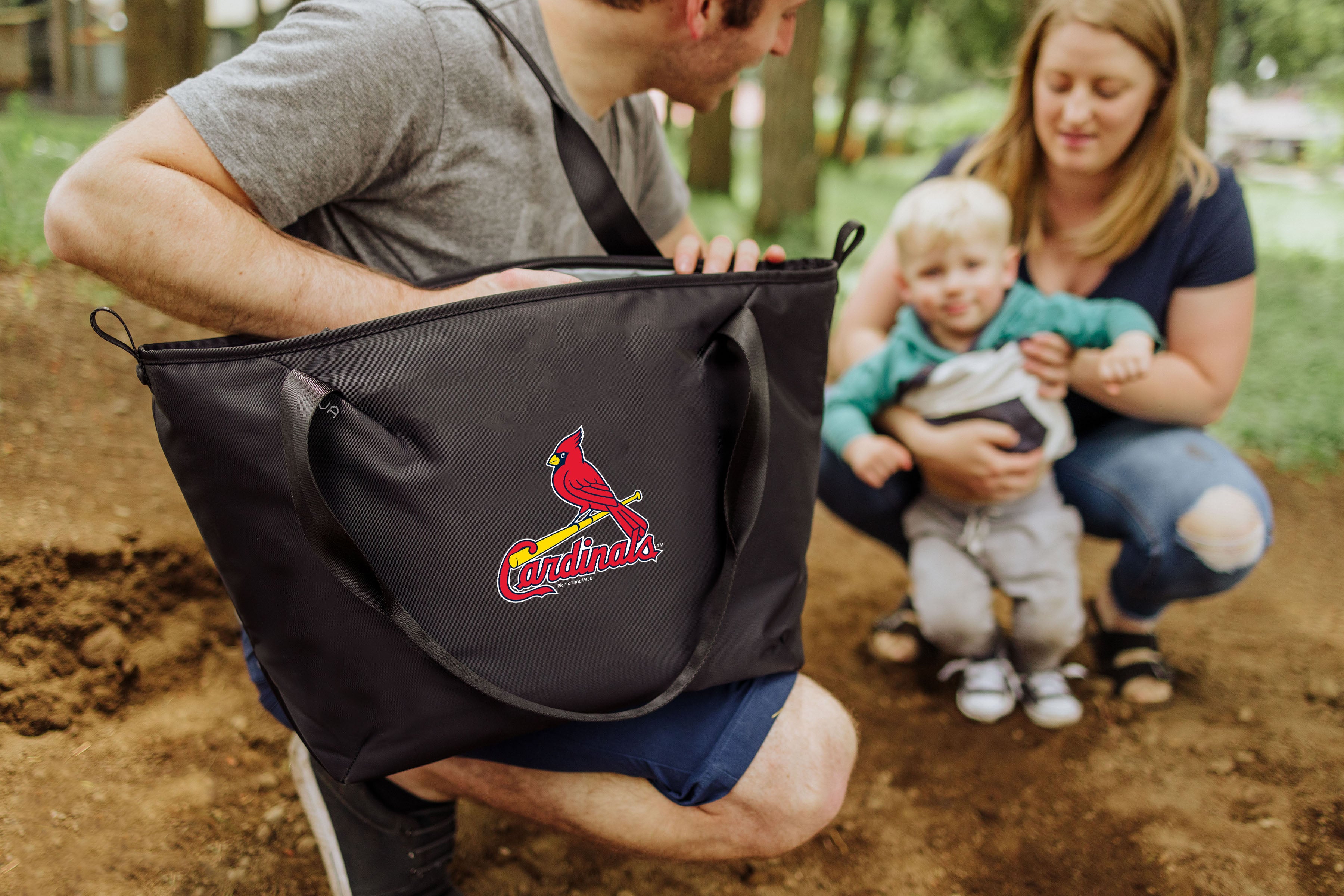 St. Louis Cardinals - Tarana Recycled Cooler Tote Bag-Picnic Time Family of Brands