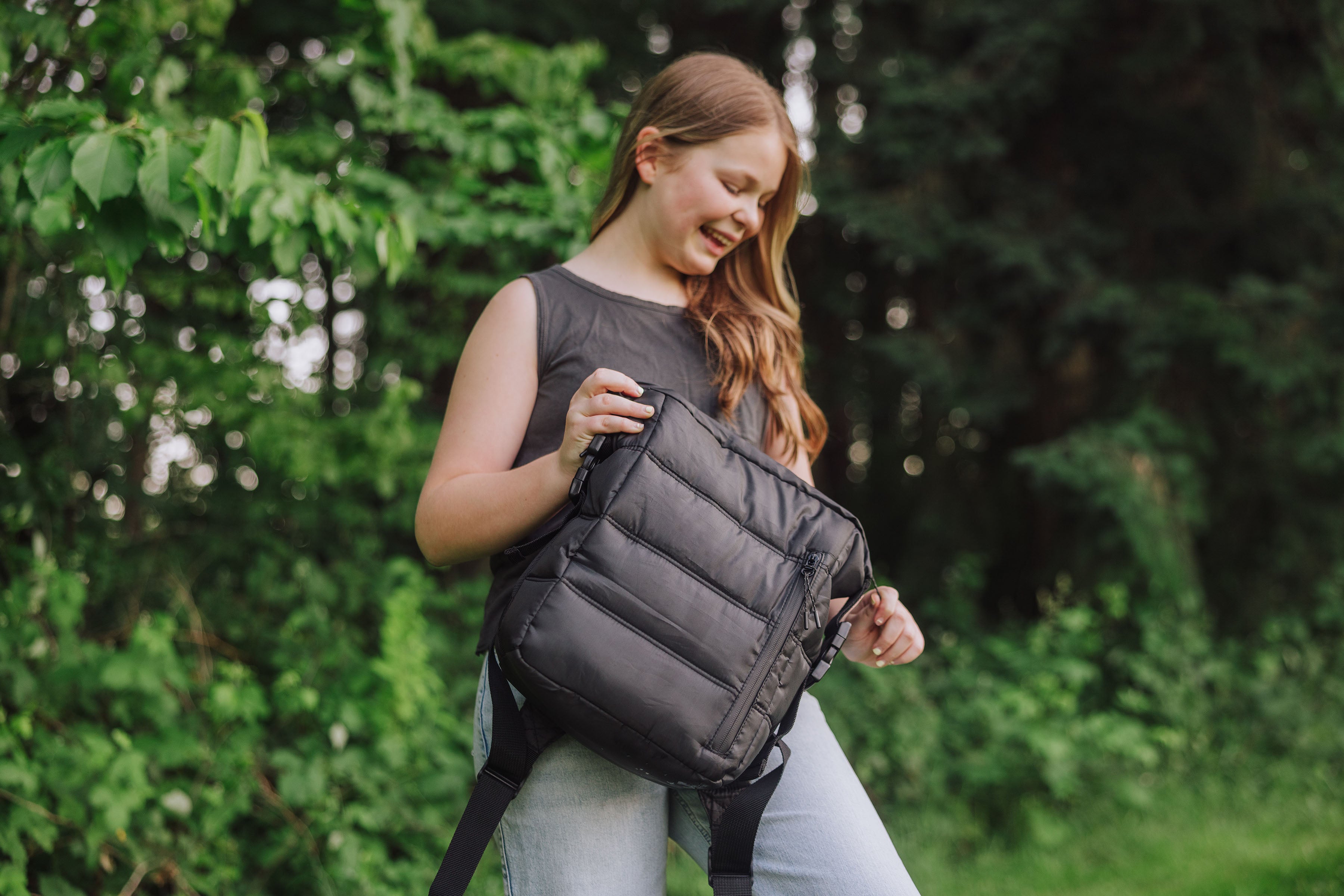 Everyday Quilted Washable Backpack Cooler