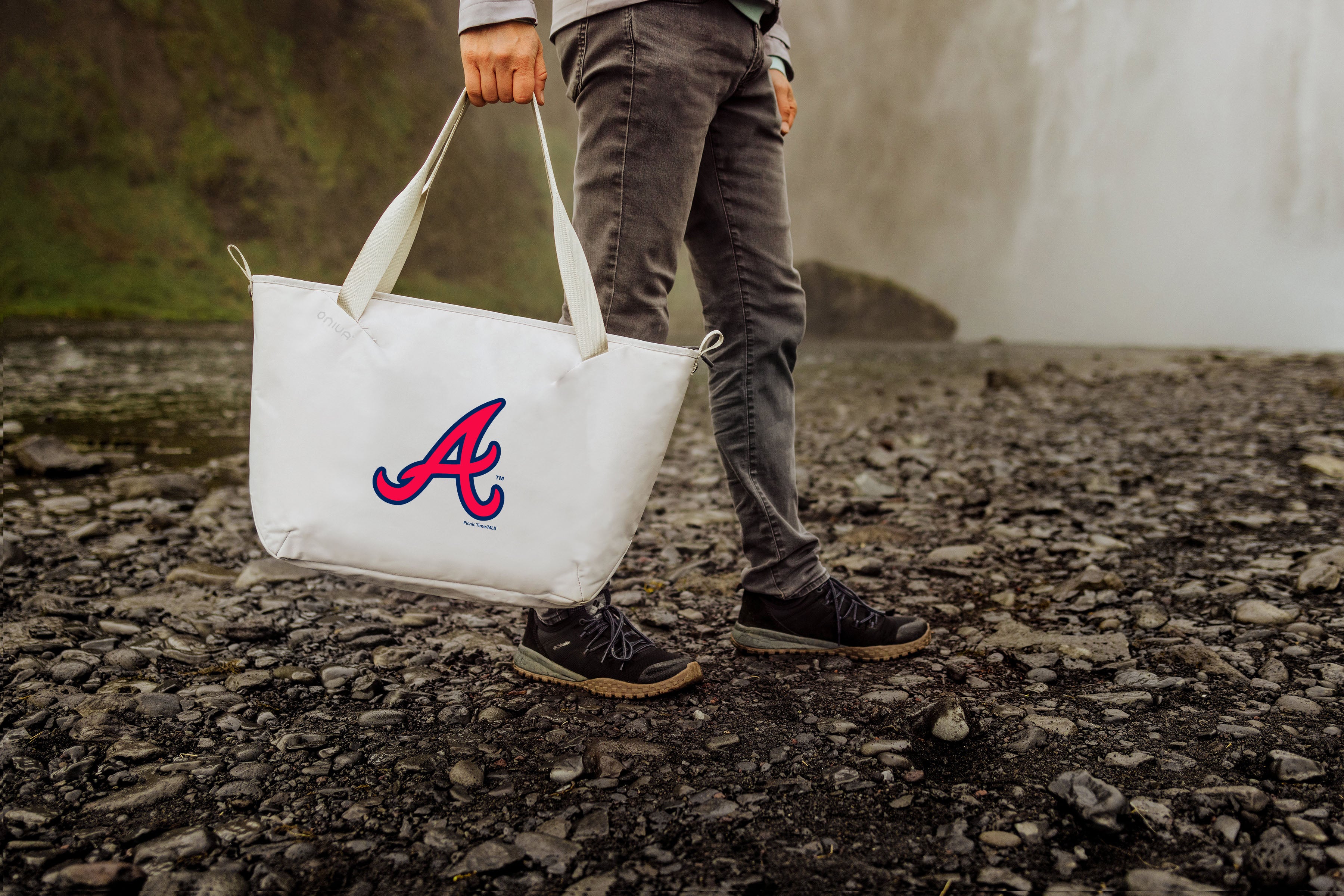 Atlanta Braves - Tarana Recycled Cooler Tote Bag-Picnic Time Family of Brands