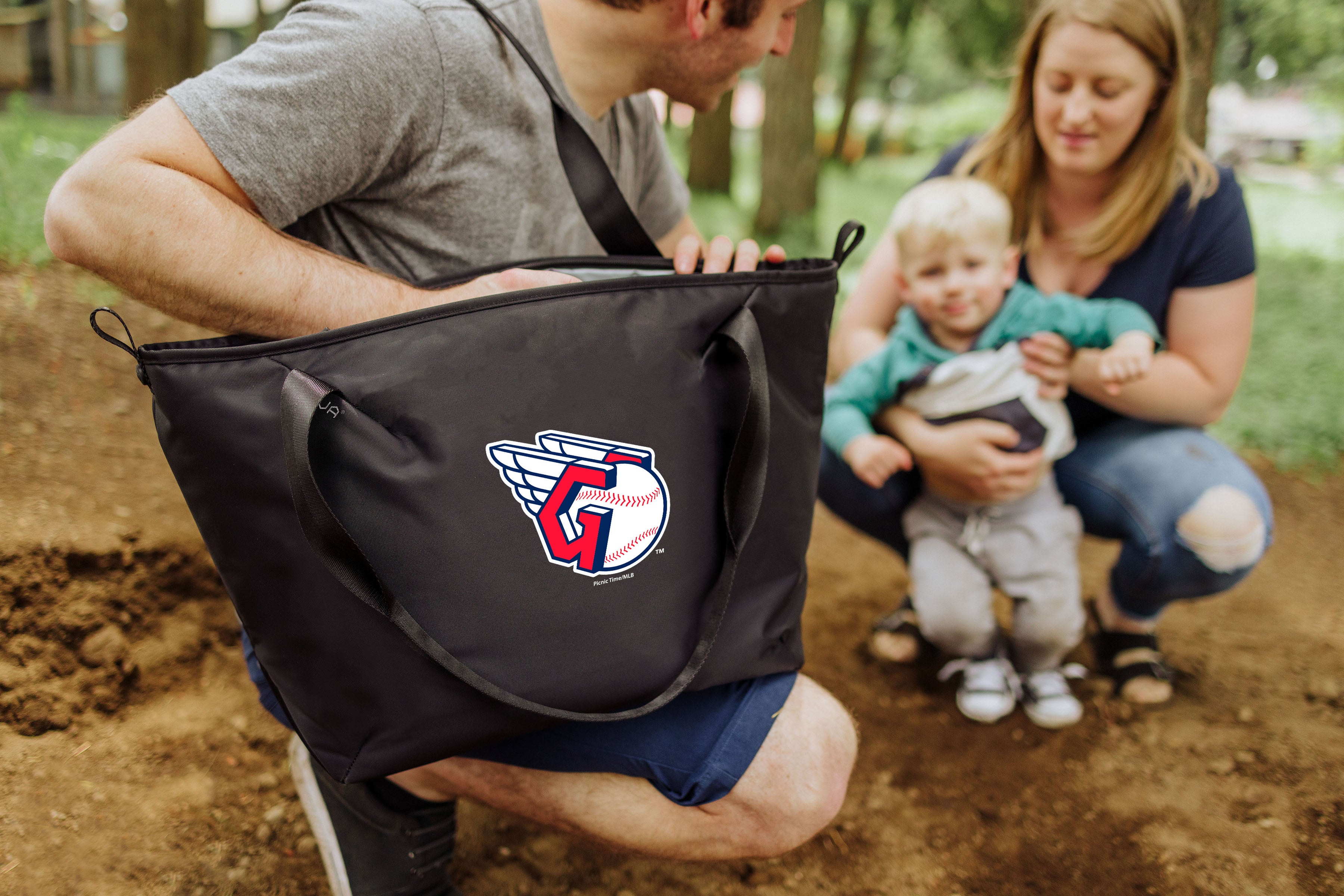 Cleveland Guardians - Tarana Recycled Cooler Tote Bag-Picnic Time Family of Brands