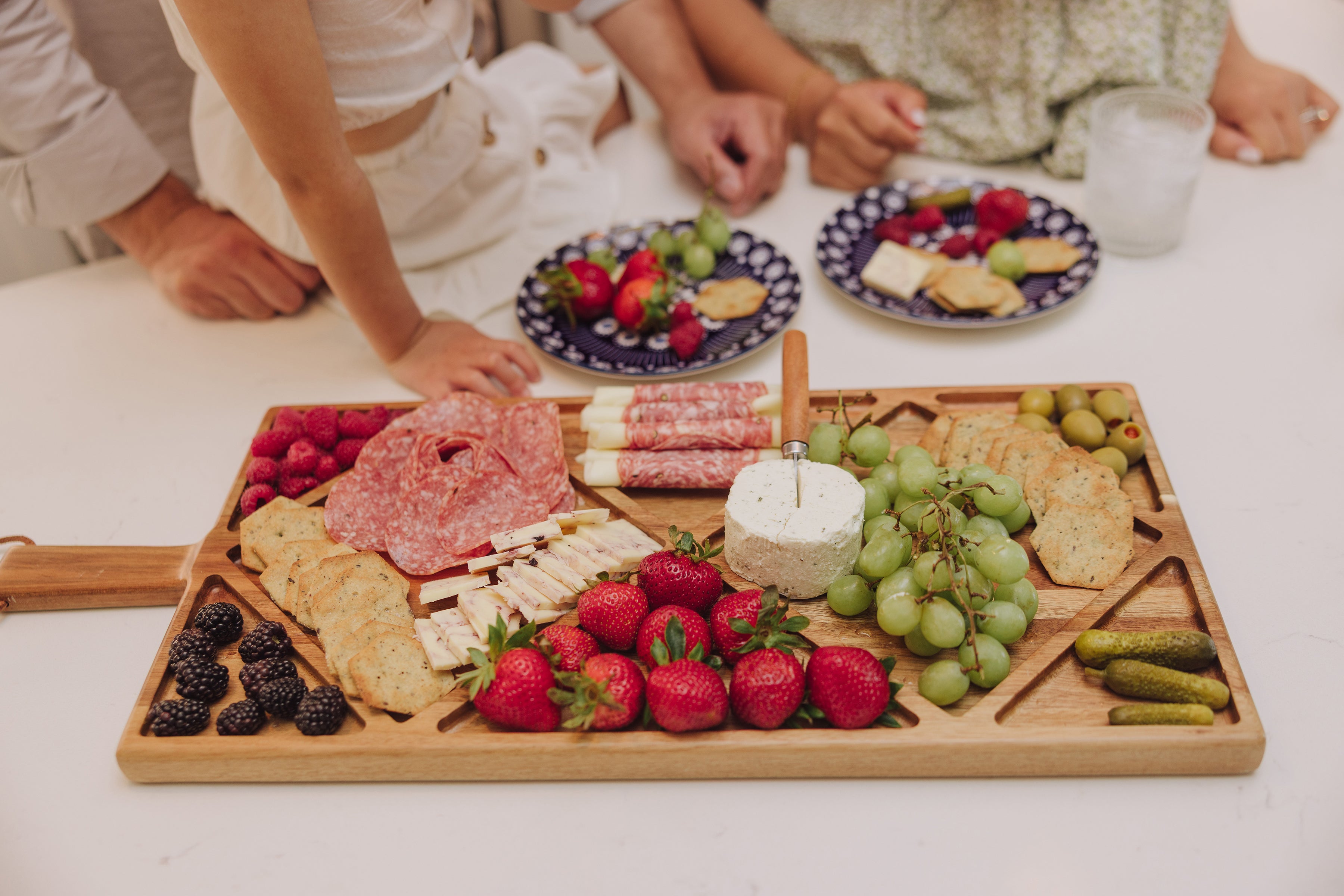 Acacia Grazing Charcuterie Sectioned Serving Board