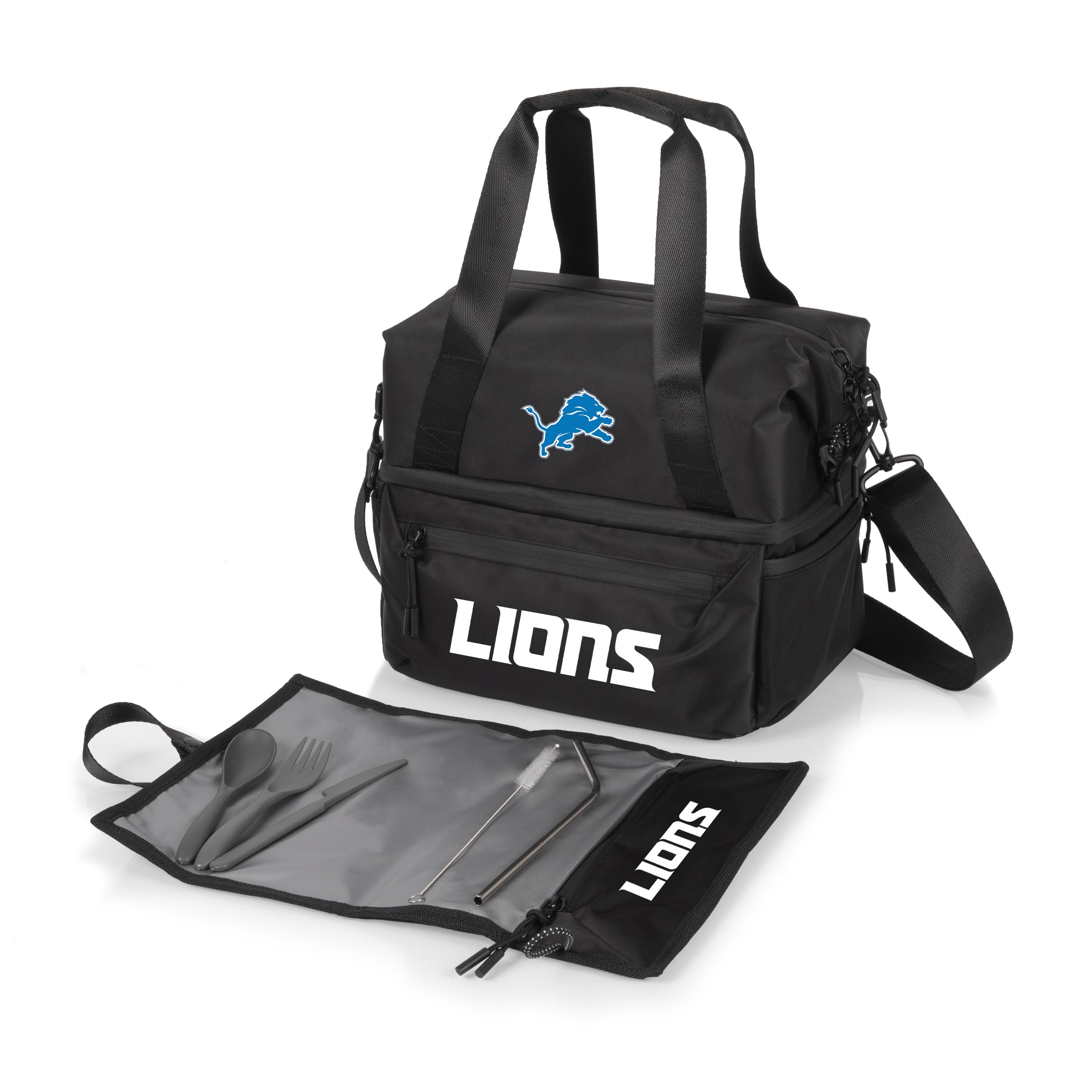 Detroit Lions - Tarana Recycled Lunch Bag Cooler with Utensils