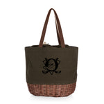 Anaheim Ducks - Coronado Canvas and Willow Basket Tote
