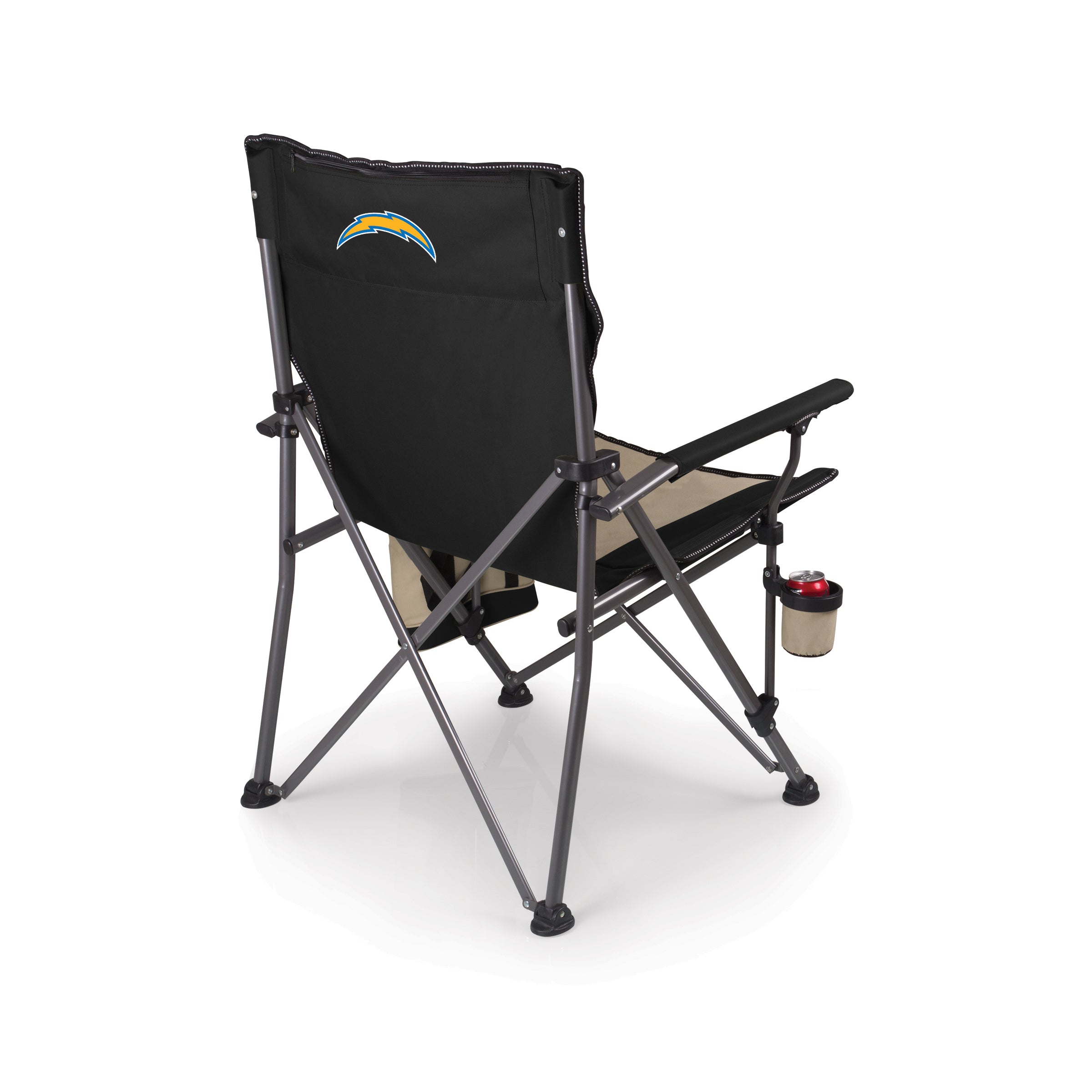 Los Angeles Chargers Logo - Big Bear XXL Camping Chair with Cooler