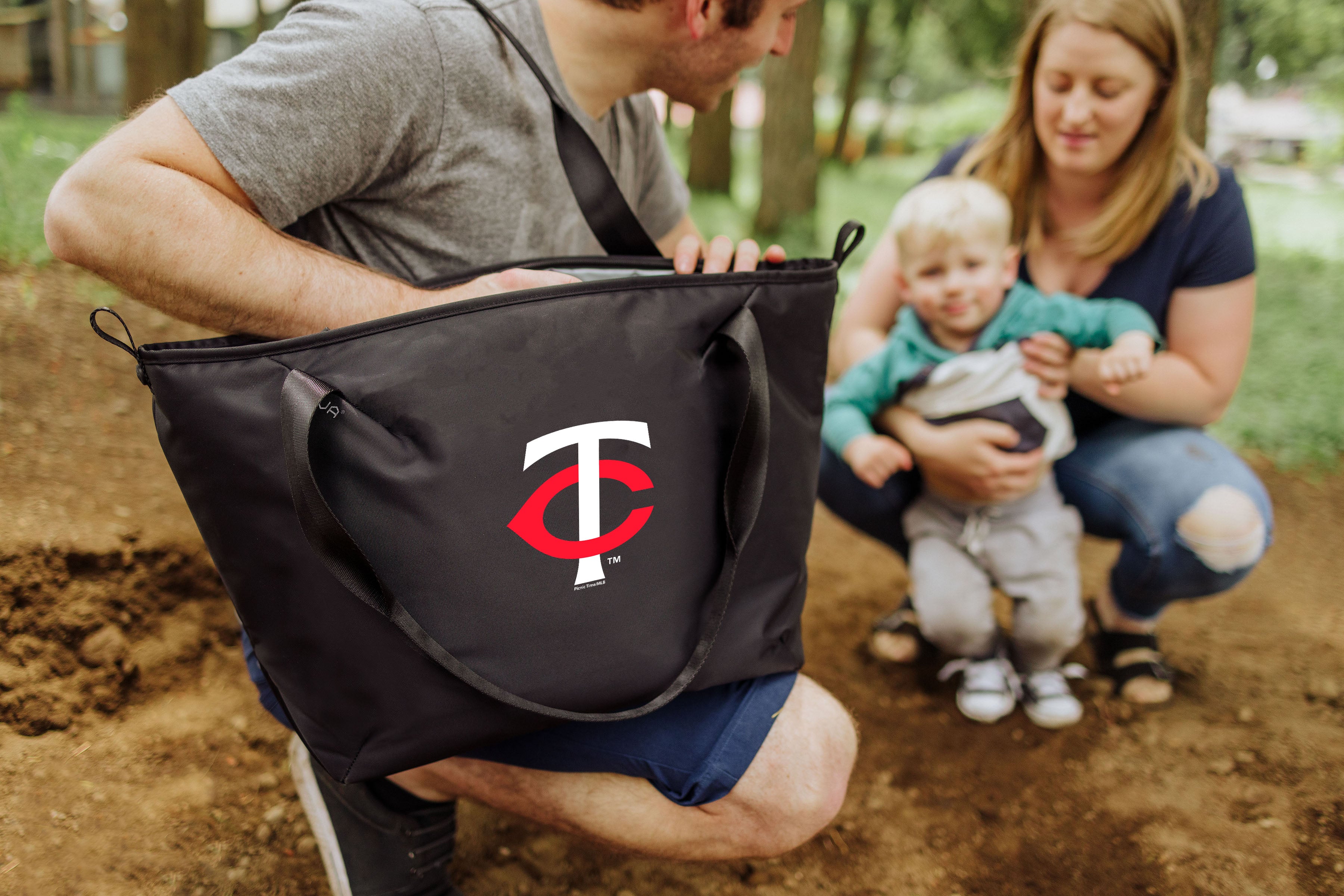 Minnesota Twins - Tarana Recycled Cooler Tote Bag-Picnic Time Family of Brands