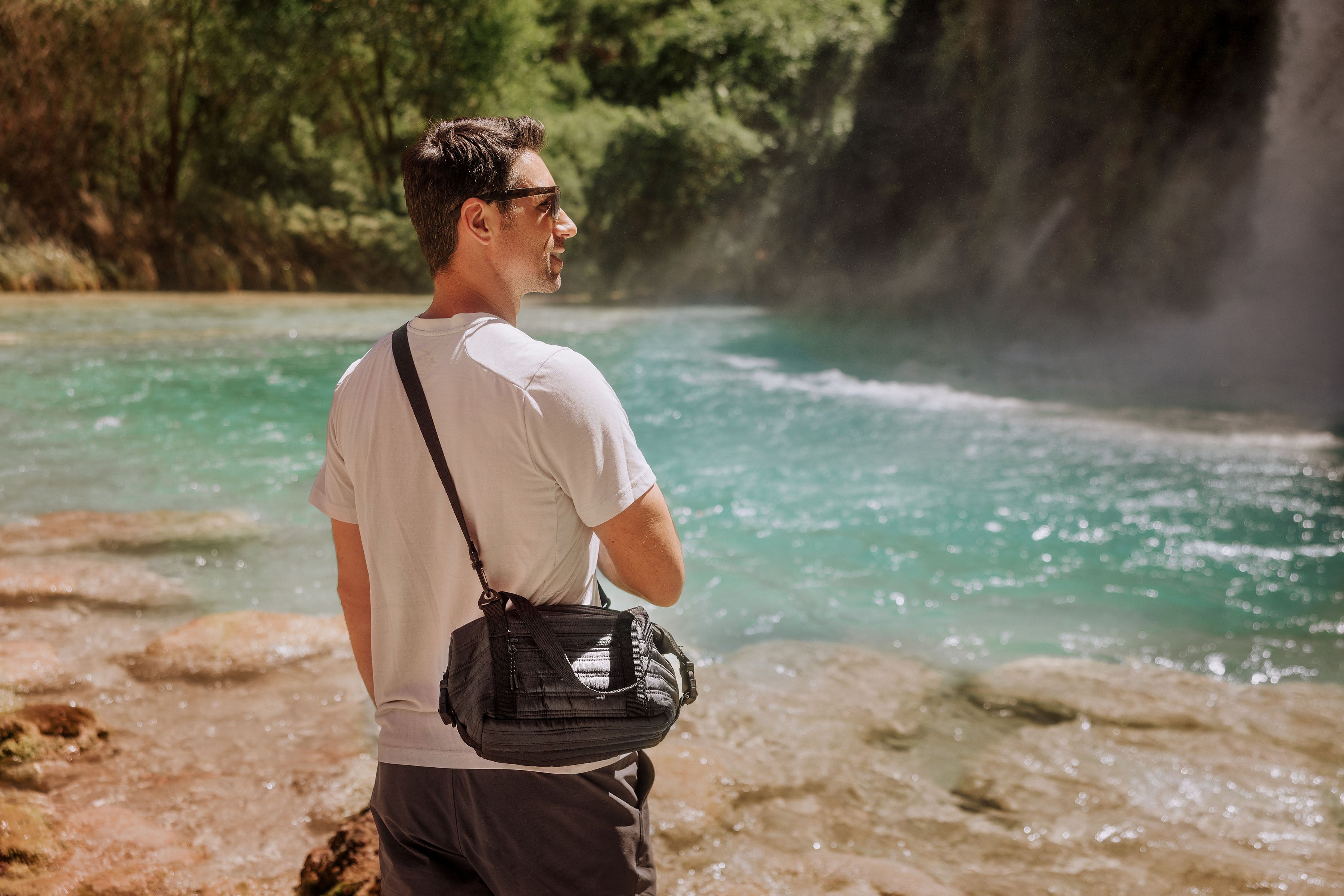 Midday Quilted Washable Insulated Lunch Bag