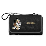New Orleans Saints Mickey Mouse - Blanket Tote Outdoor Picnic Blanket