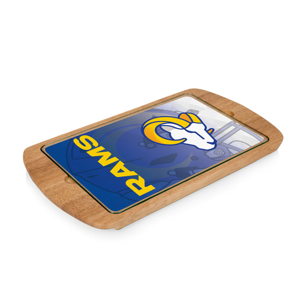 Los Angeles Rams - Billboard Glass Top Serving Tray