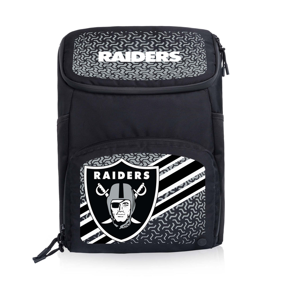 Las Vegas Raiders - PTX 2.0 Tarana Recycled Backpack Cooler-Picnic Time Family of Brands