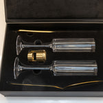 Arbane Champagne Glass Set with Cake Knife