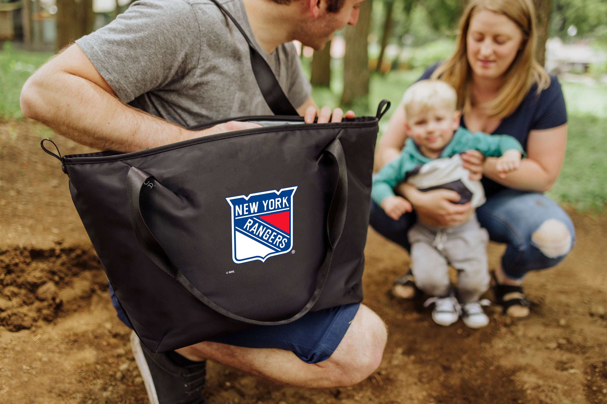 New York Rangers - Tarana Recycled Cooler Tote Bag-Picnic Time Family of Brands