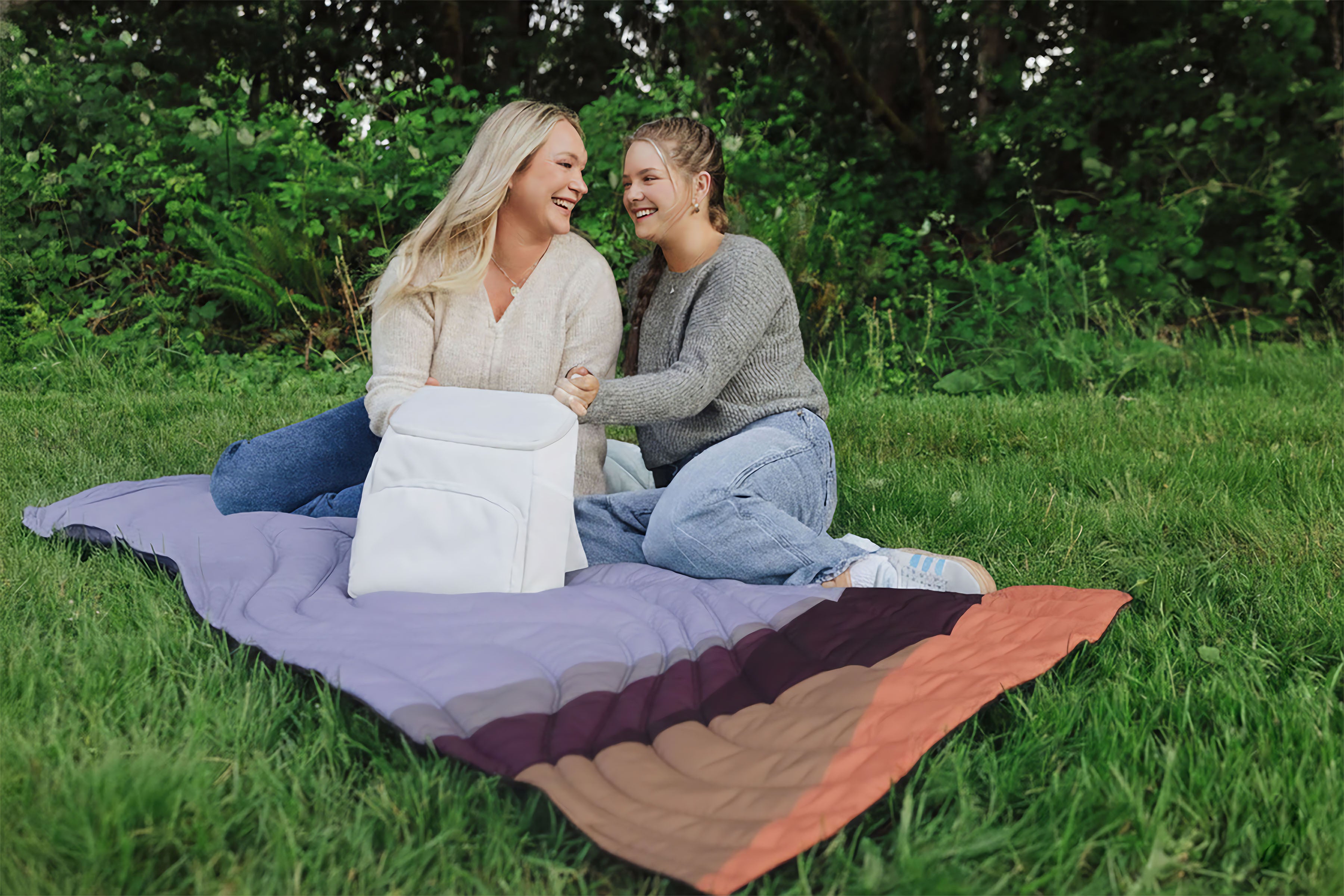 Aura Outdoor Puffer Blanket Sunset Desert