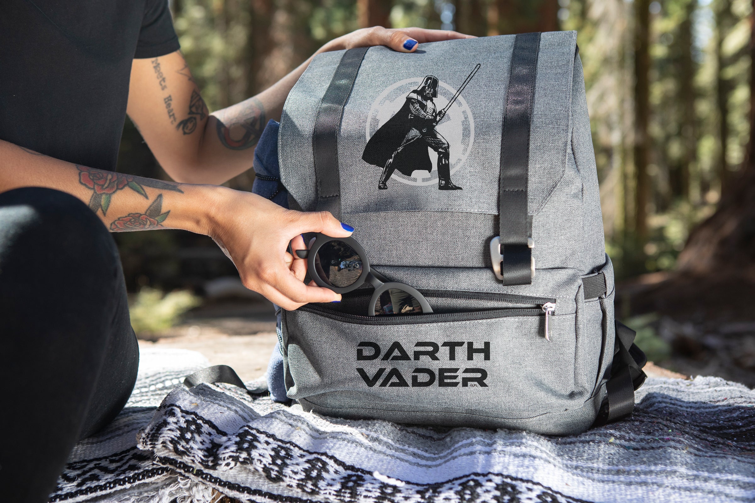 Darth Vader - On The Go Traverse Backpack Cooler-Picnic Time Family of Brands