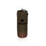Dallas Cowboys - Malbec Insulated Canvas and Willow Wine Bottle Basket-Picnic Time Family of Brands