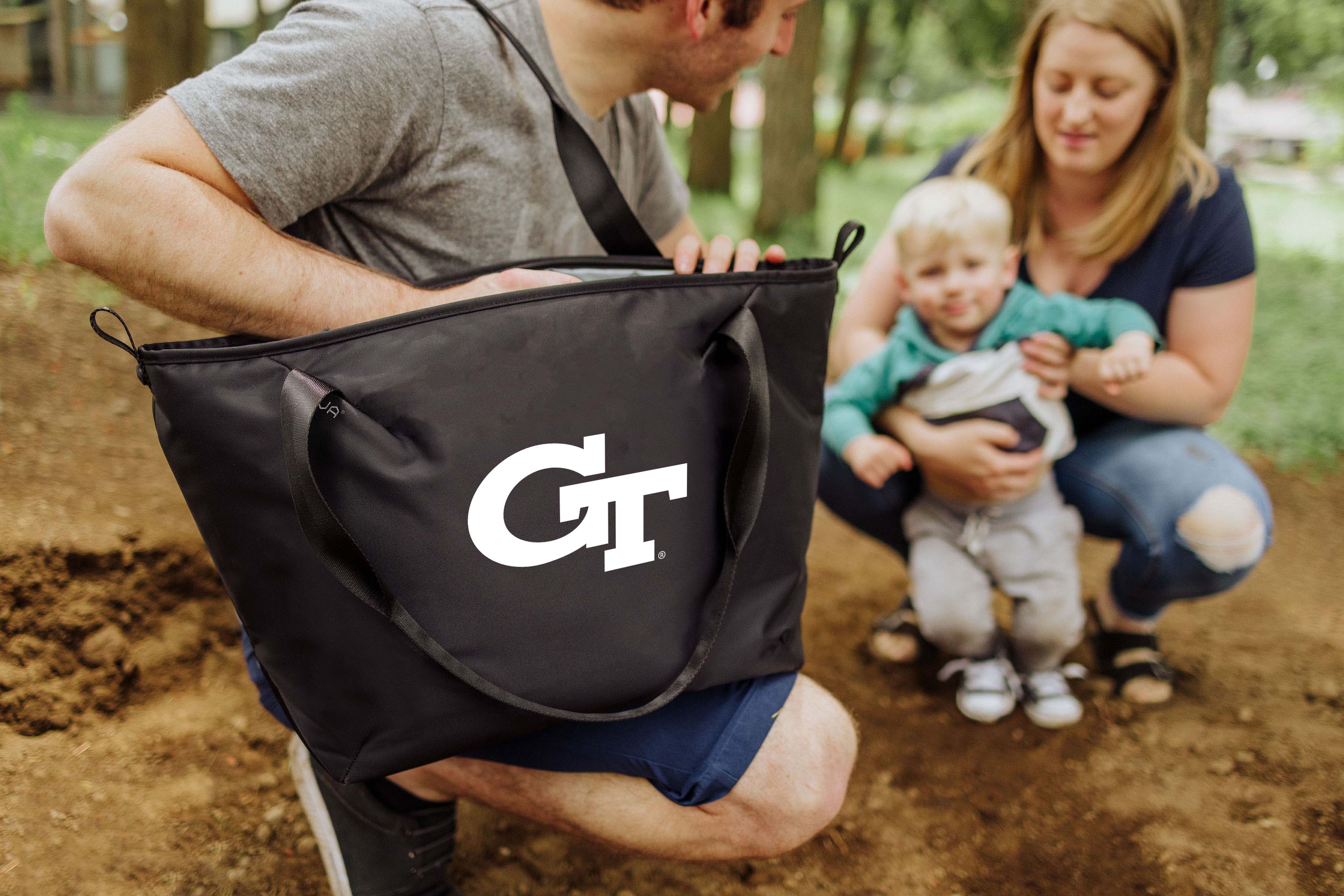 Georgia Tech Yellow Jackets - Tarana Recycled Cooler Tote Bag-Picnic Time Family of Brands