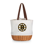 Boston Bruins - Coronado Canvas and Willow Basket Tote