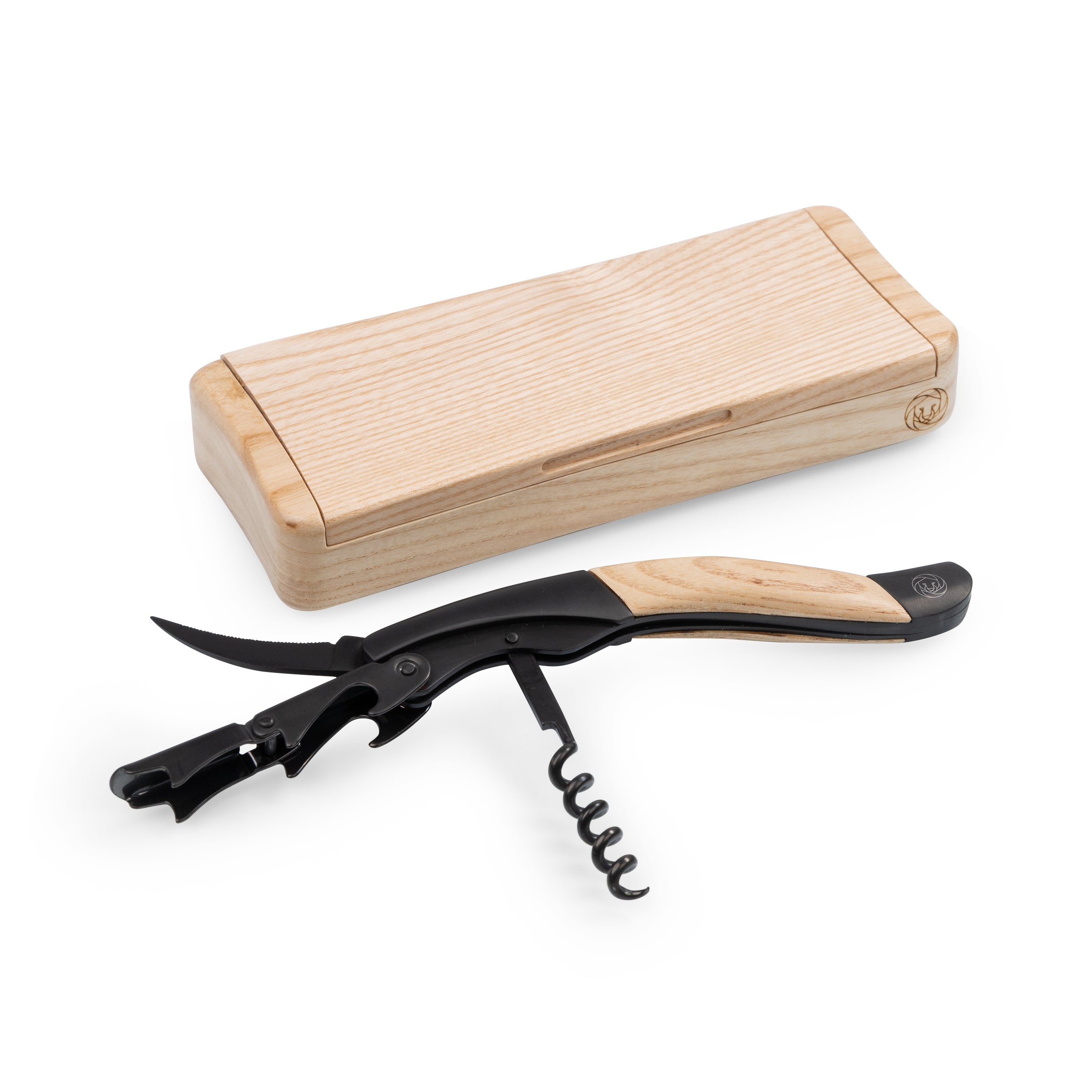 Barolo Waiter-style Corkscrew in Ashwood Box