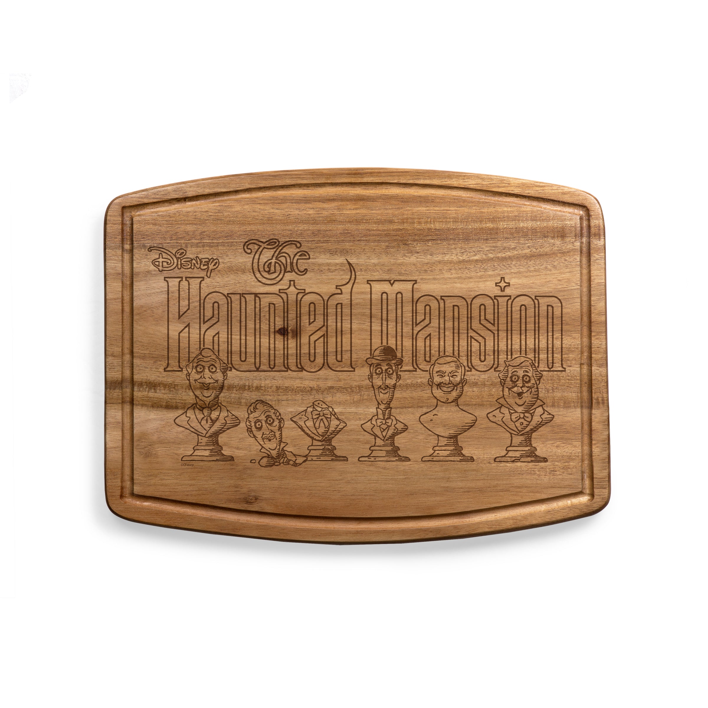 Haunted Mansion - Ovale Acacia Cutting Board-Picnic Time Family of Brands