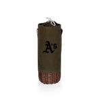 Khaki Green with Brown Accents
