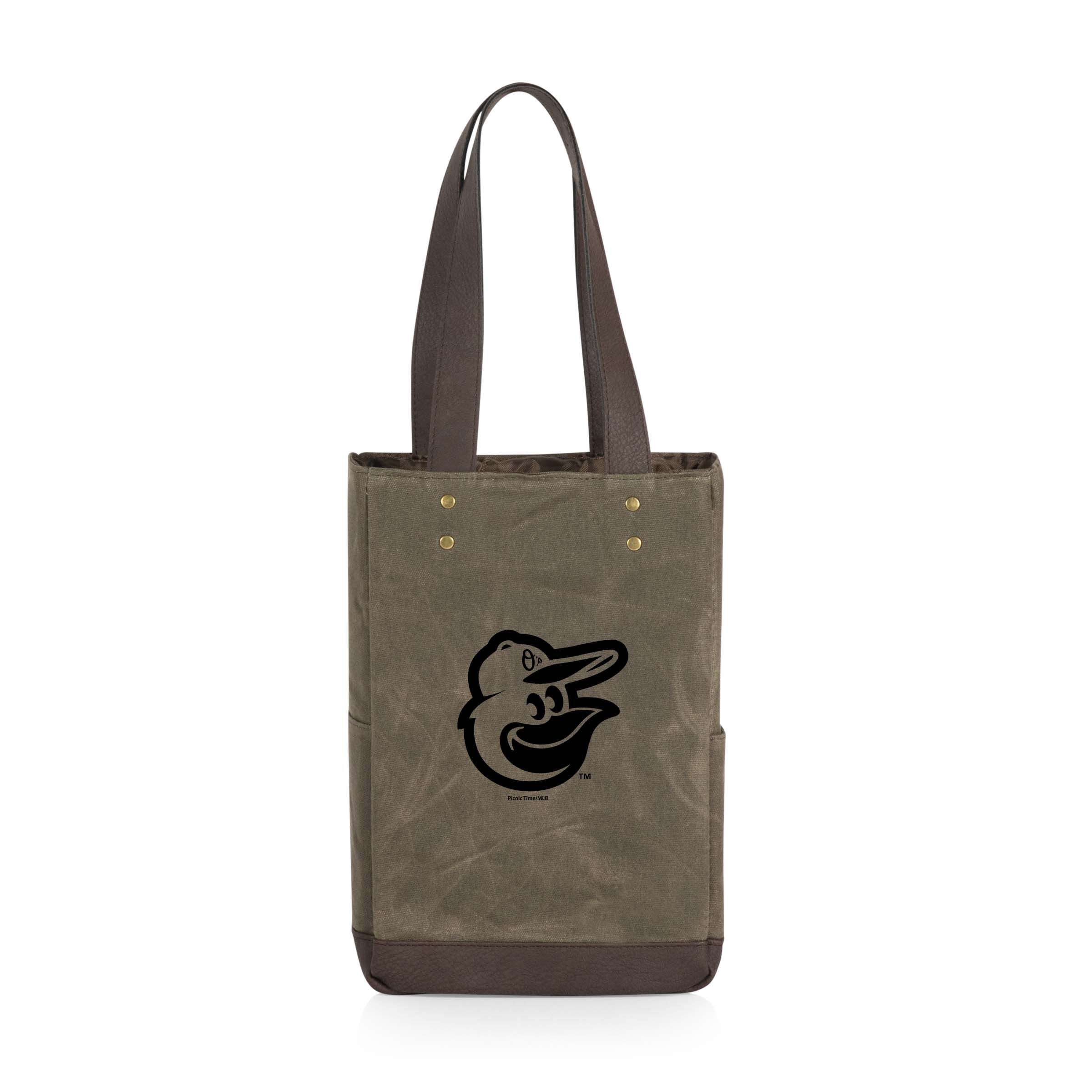 Baltimore Orioles - 2 Bottle Insulated Wine Cooler Bag-Picnic Time Family of Brands