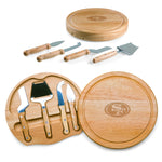 San Francisco 49ers - Circo Cheese Cutting Board & Tools Set