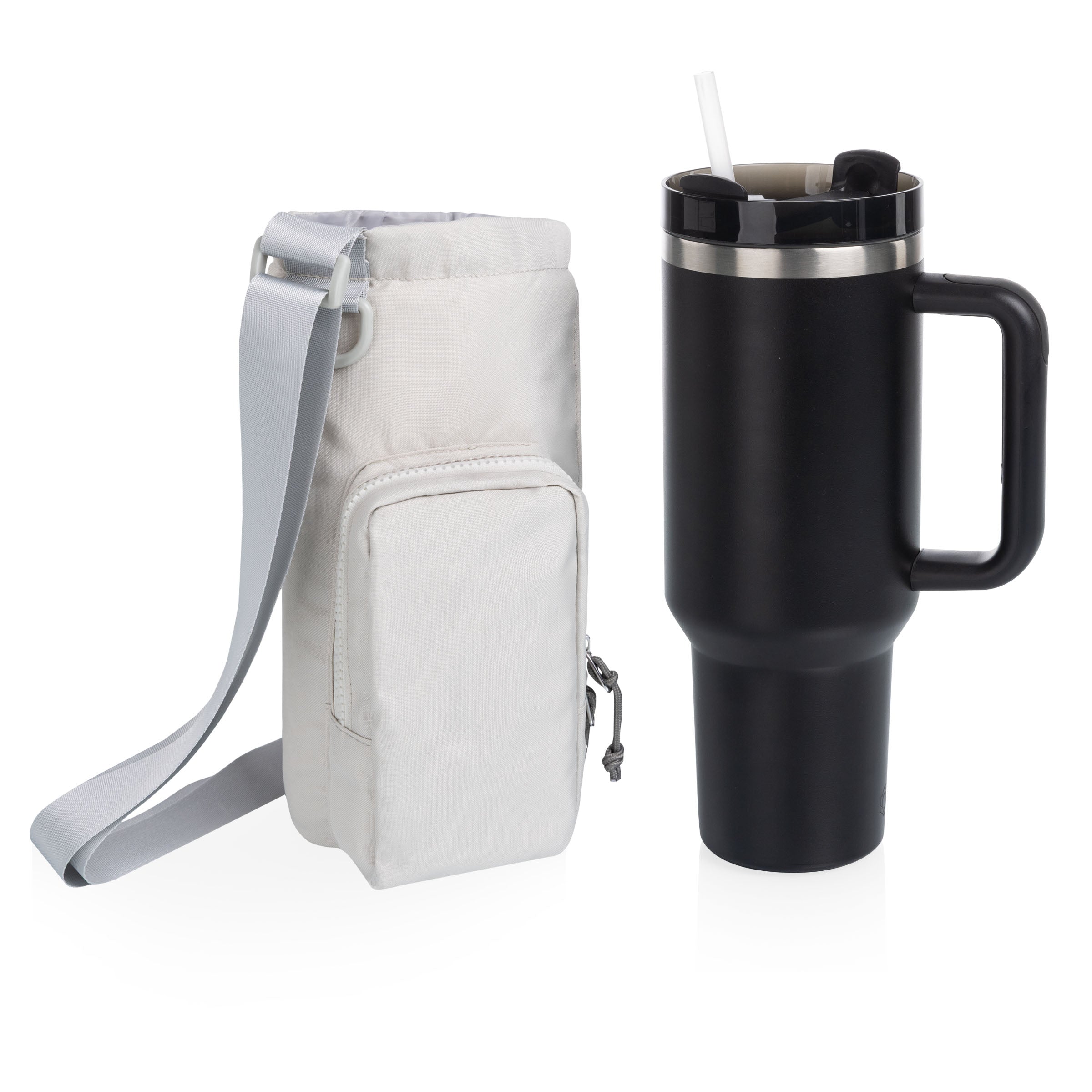 Eclipse 40 oz Travel Tumbler with Carrier Bag Set-Picnic Time Family of Brands