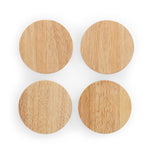 Coasters with Bottle Openers Set of 4