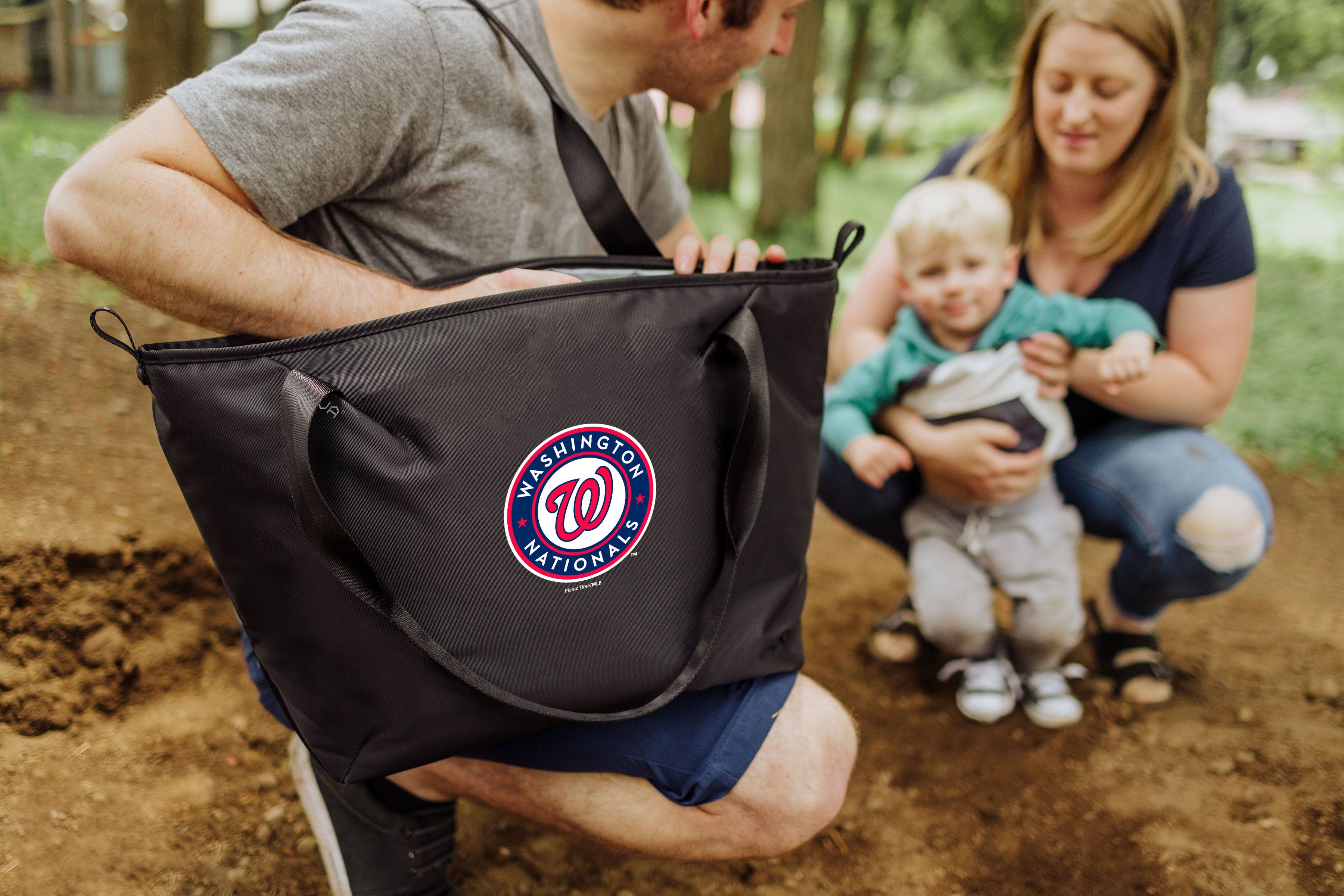 Washington Nationals - Tarana Recycled Cooler Tote Bag-Picnic Time Family of Brands