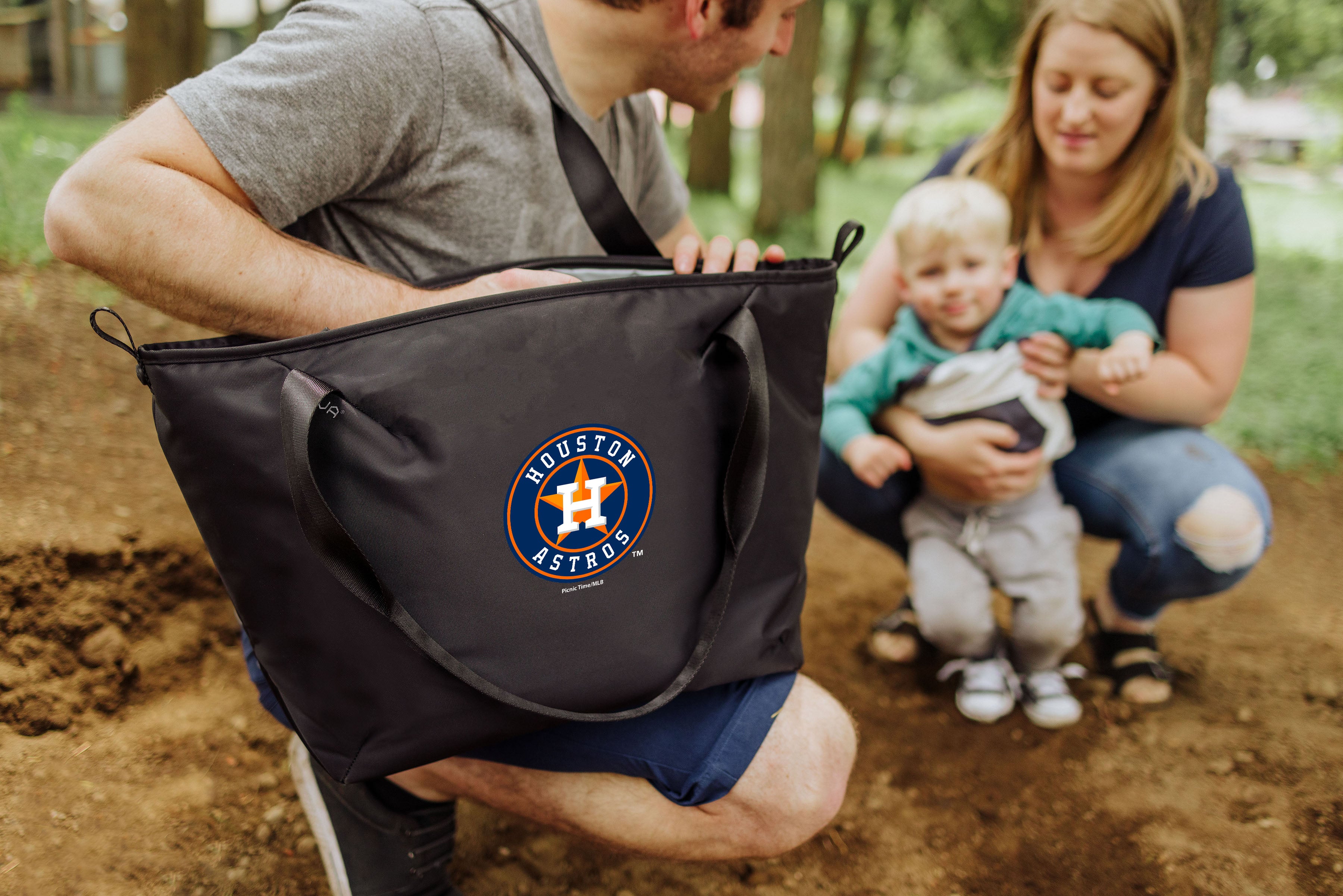 Houston Astros - Tarana Recycled Cooler Tote Bag-Picnic Time Family of Brands