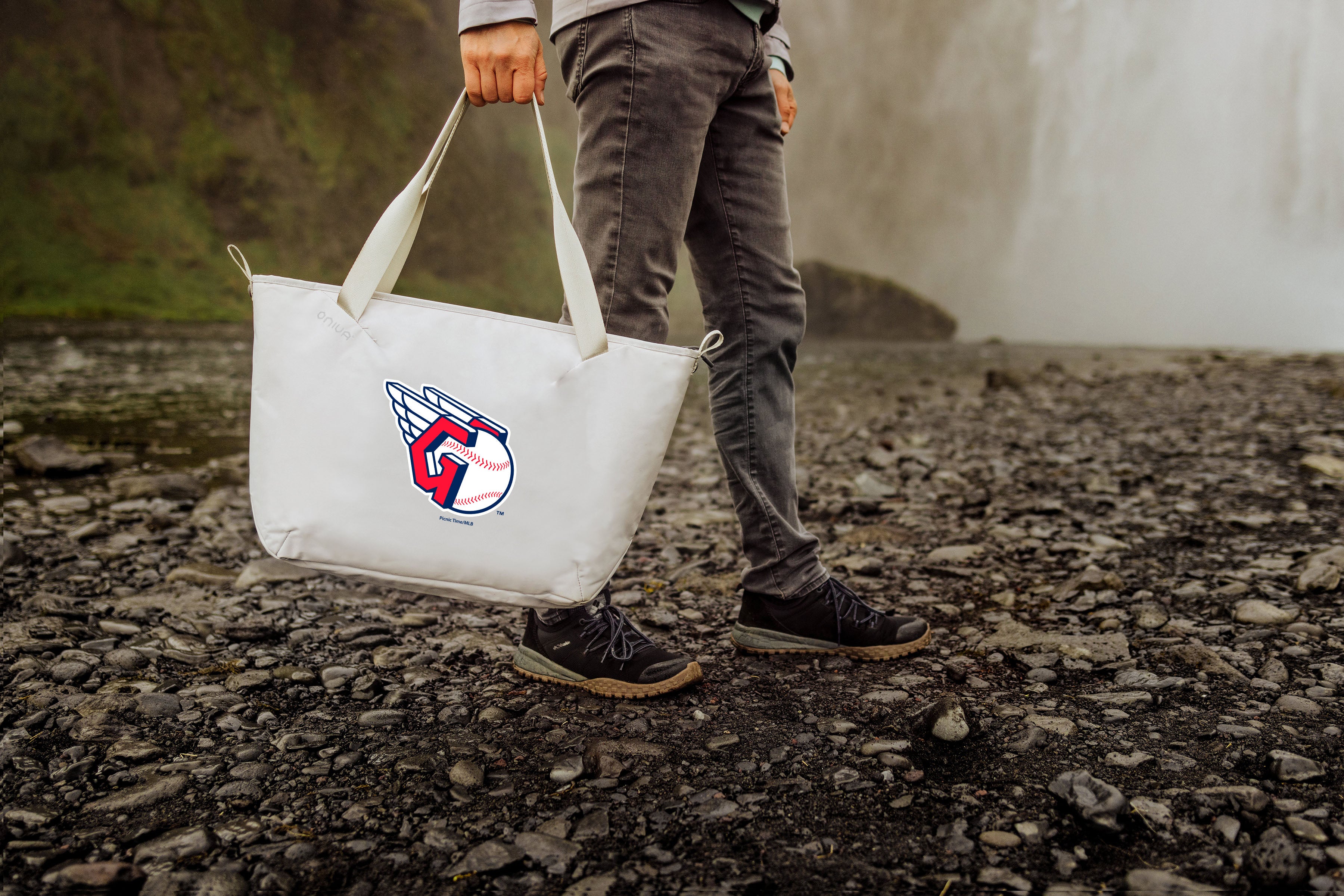 Cleveland Guardians - Tarana Recycled Cooler Tote Bag-Picnic Time Family of Brands