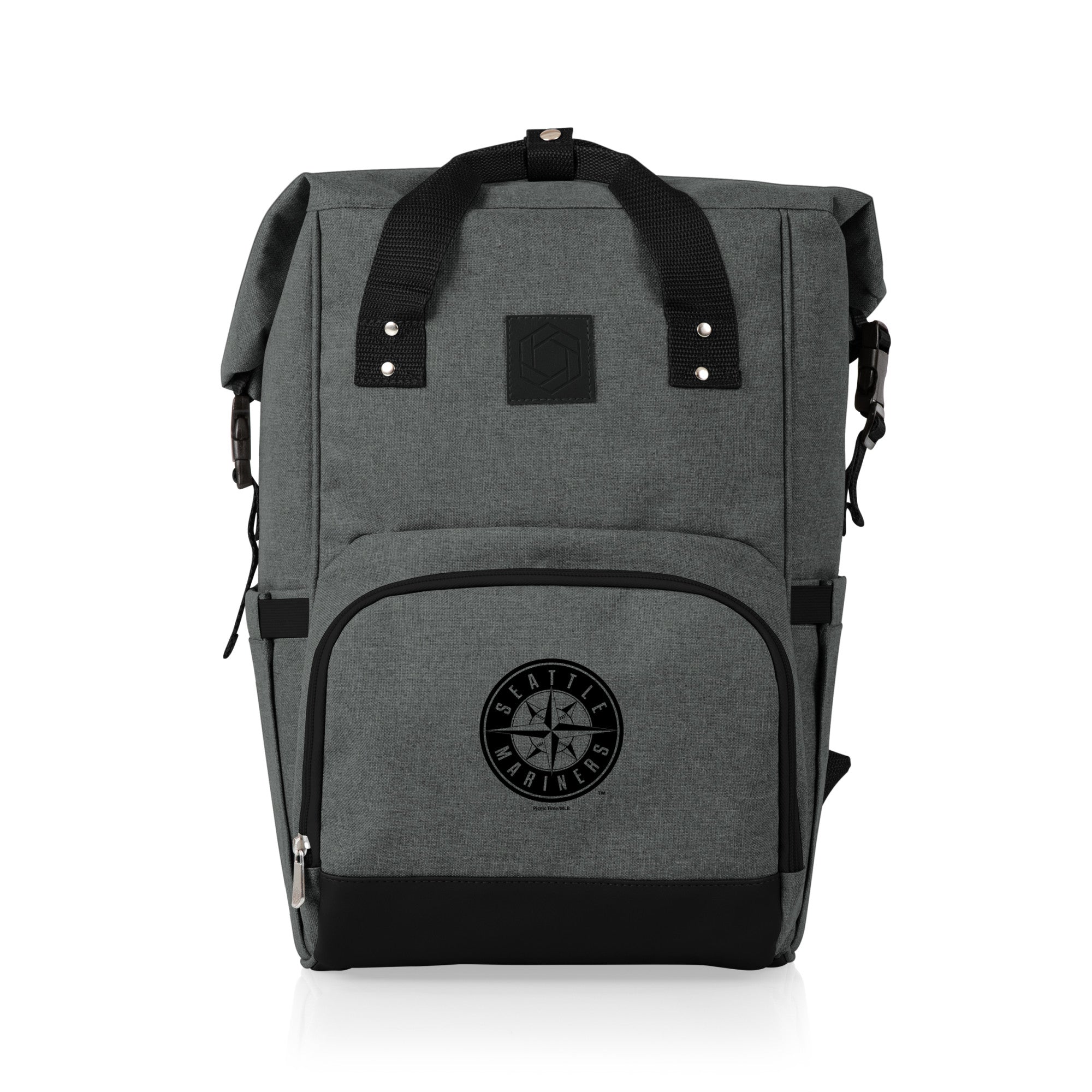 Seattle Mariners - On The Go Roll-Top Backpack Cooler