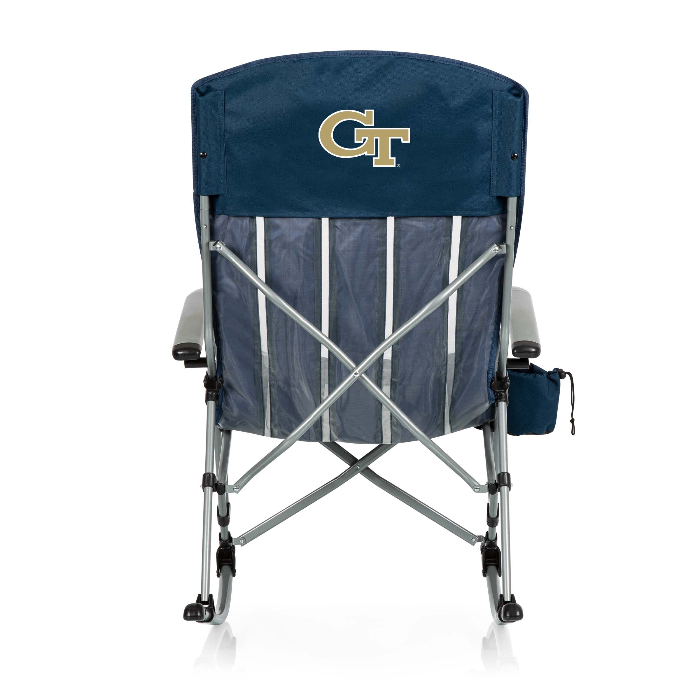 Georgia Tech Yellow Jackets - Outdoor Rocking Camp Chair-Picnic Time Family of Brands