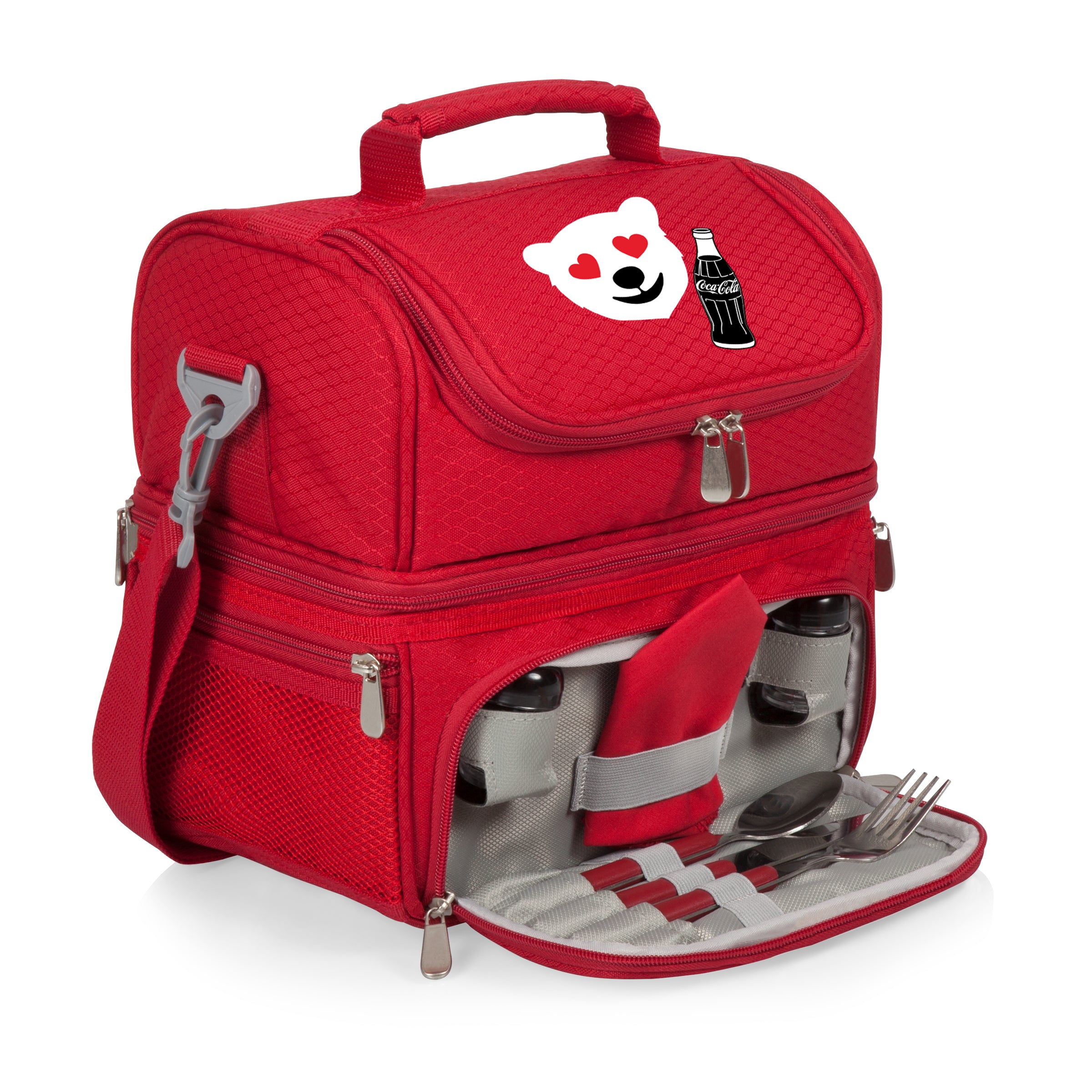 Coca-Cola Emoji - Pranzo Lunch Bag Cooler with Utensils