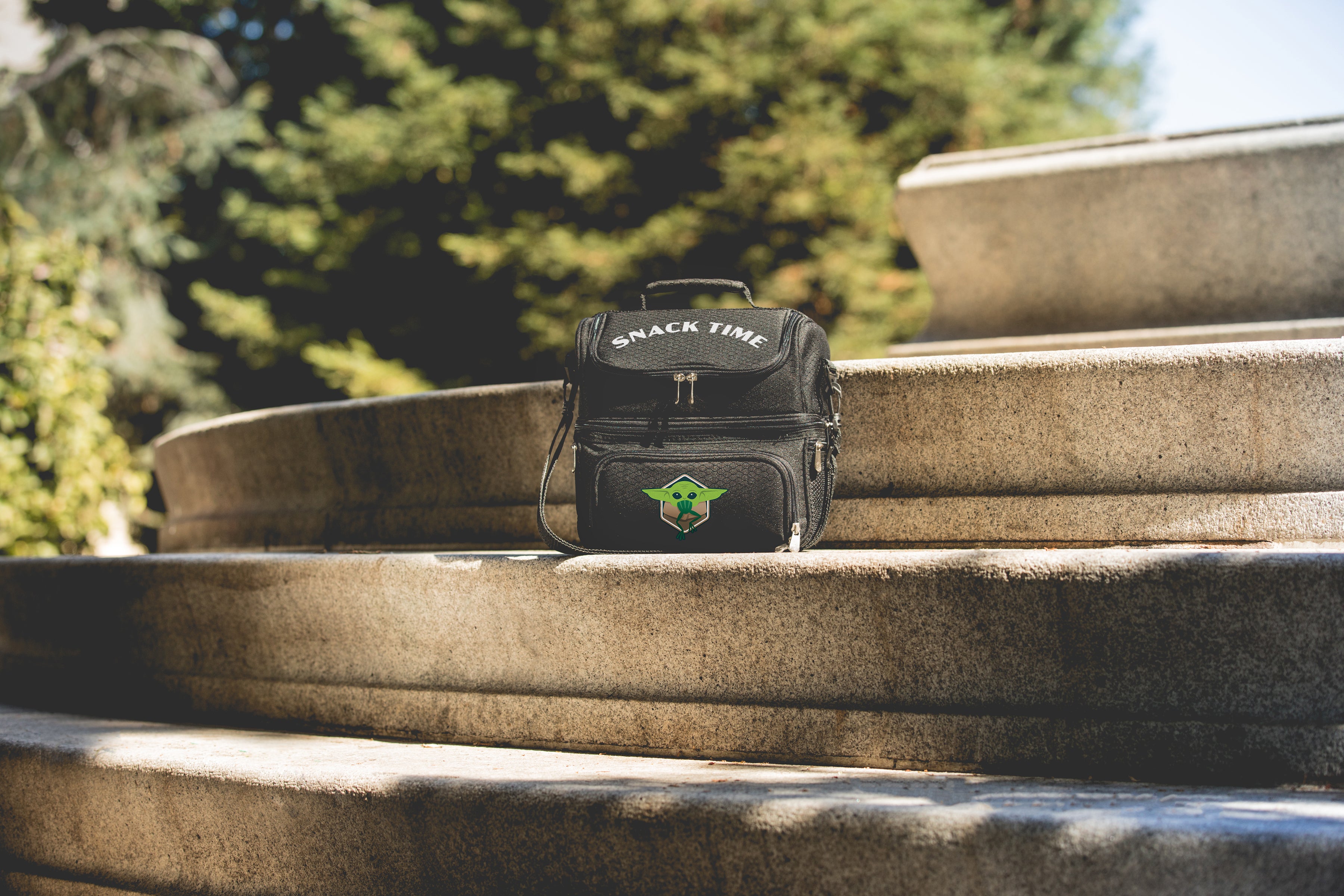 Mandalorian Grogu - Pranzo Lunch Bag Cooler with Utensils-Picnic Time Family of Brands