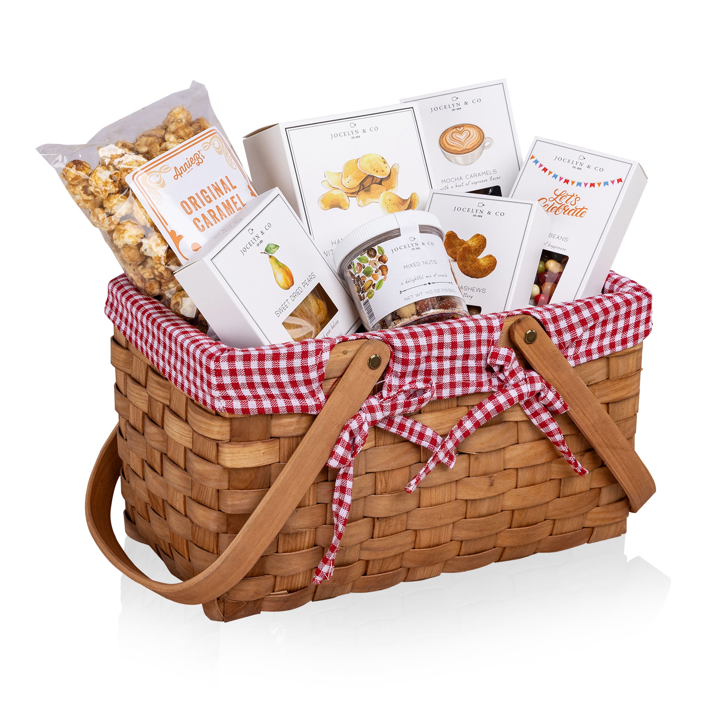 Farmhouse Basket with Gourmet Gift Pack